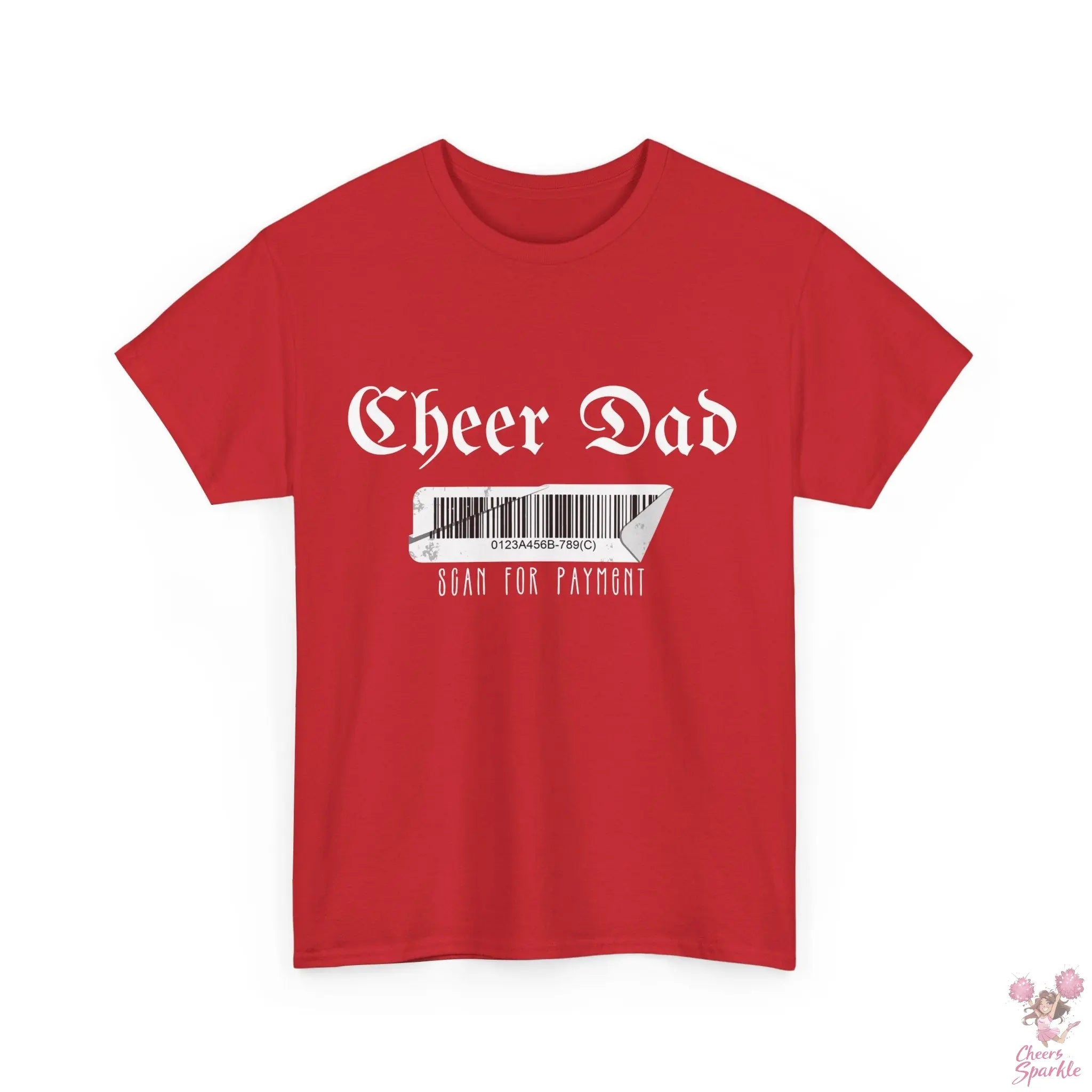 Cheer Dad Heavy Cotton T-Shirt Printify