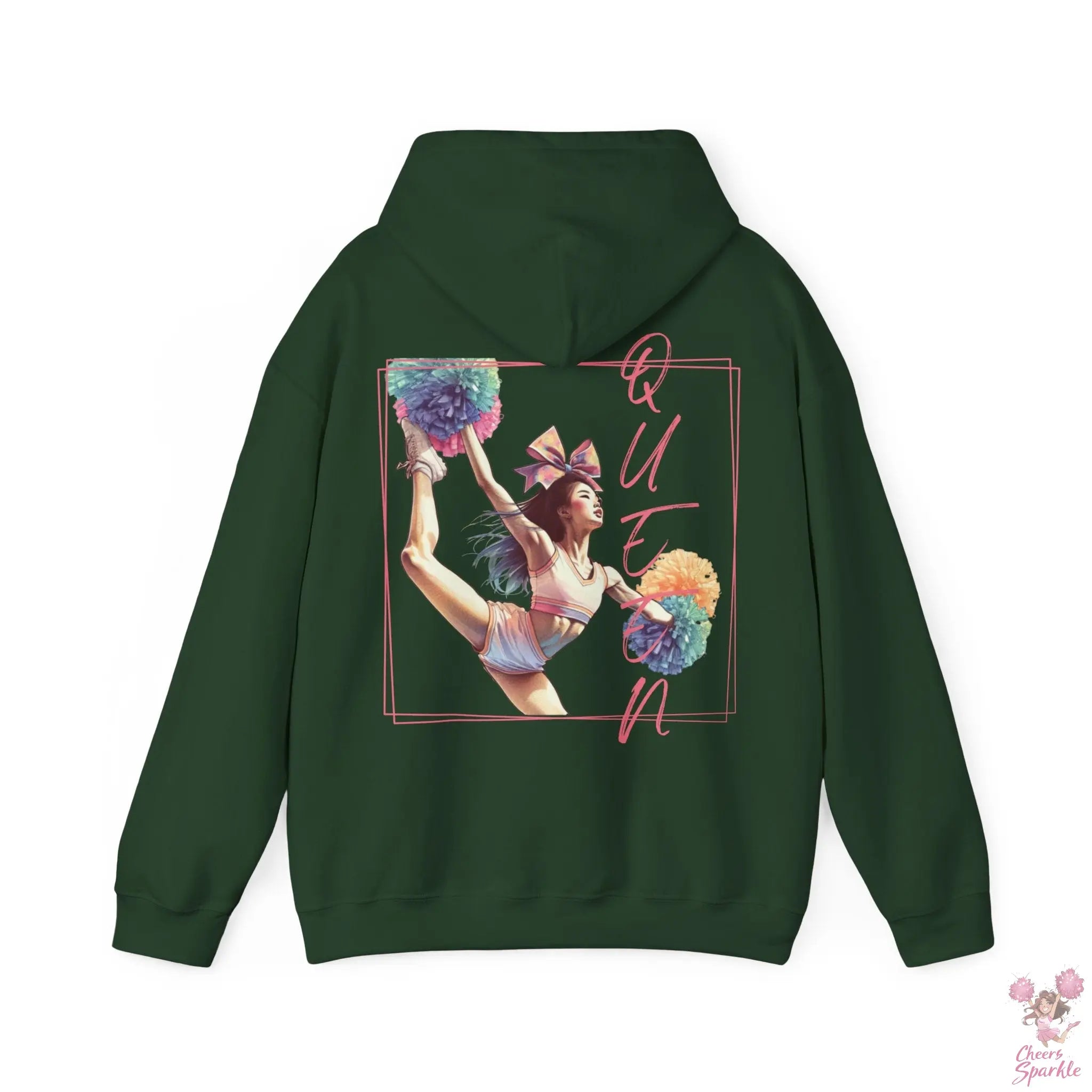 Stylische Cheerleader-Hoodie Cheers and Sparkle