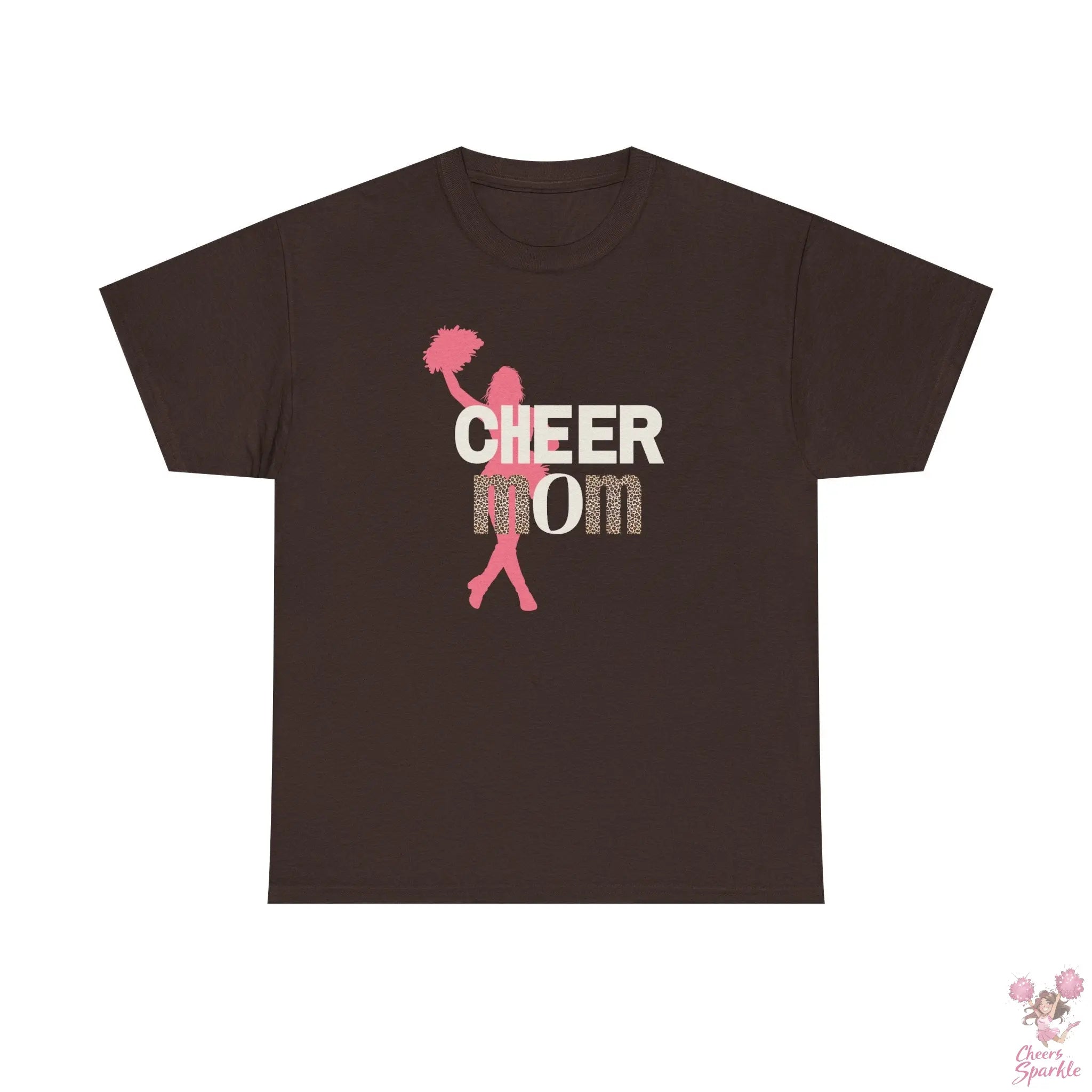 Rundhals Cheer Mom T-Shirt Printify