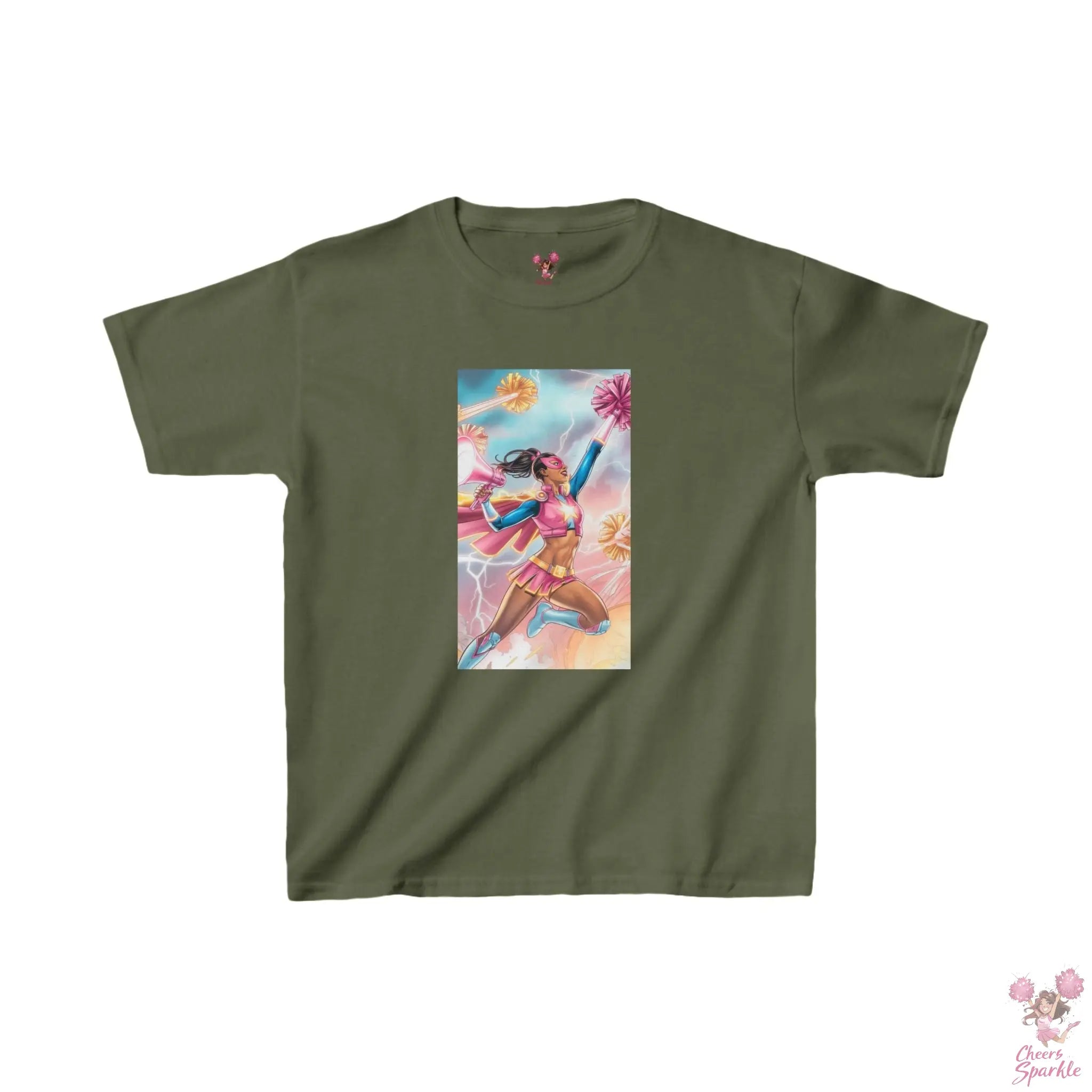 Superhelden Kinder T-Shirt Cheers and Sparkle