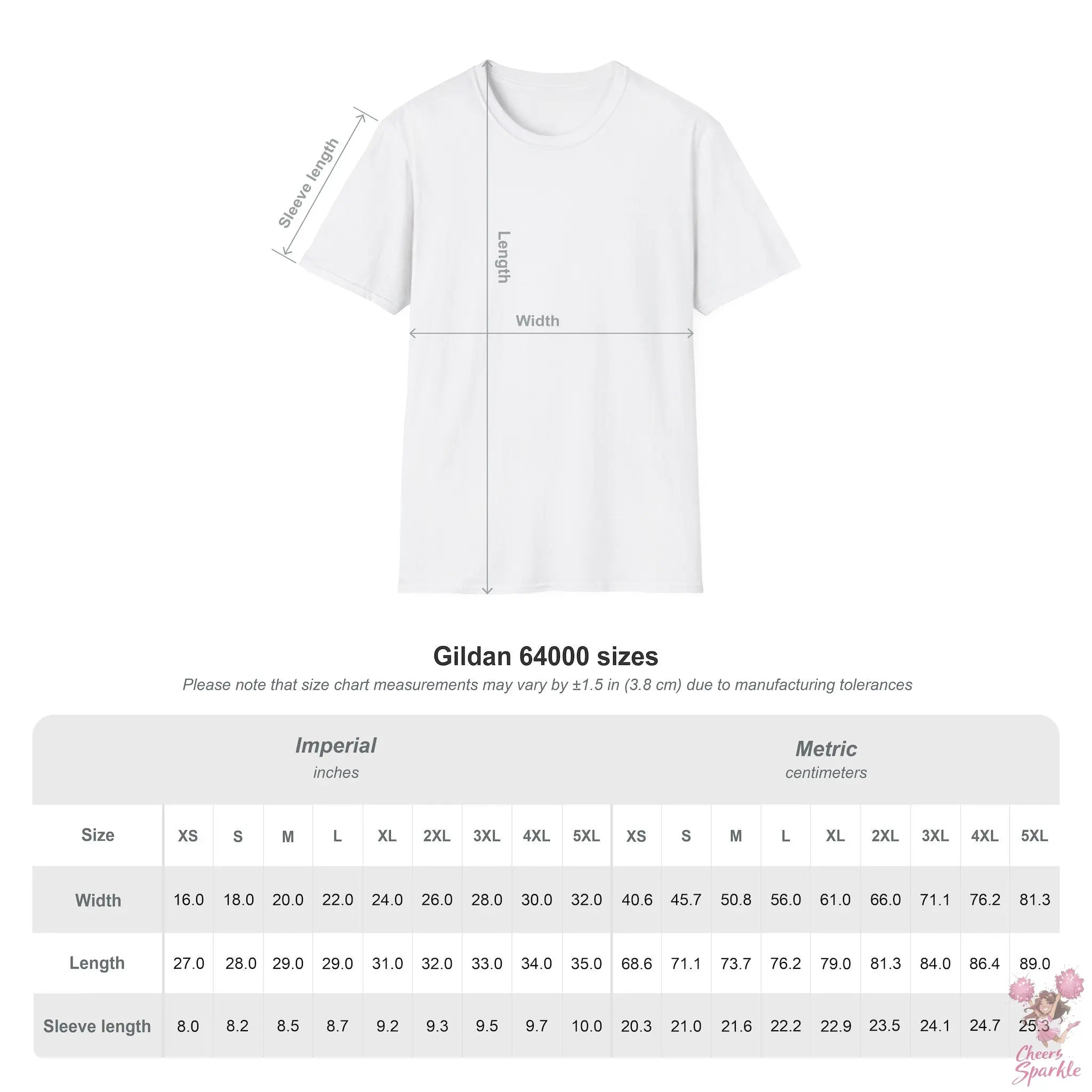 Cheerful Bow Unisex Softstyle T-Shirt Cheers and Sparkle