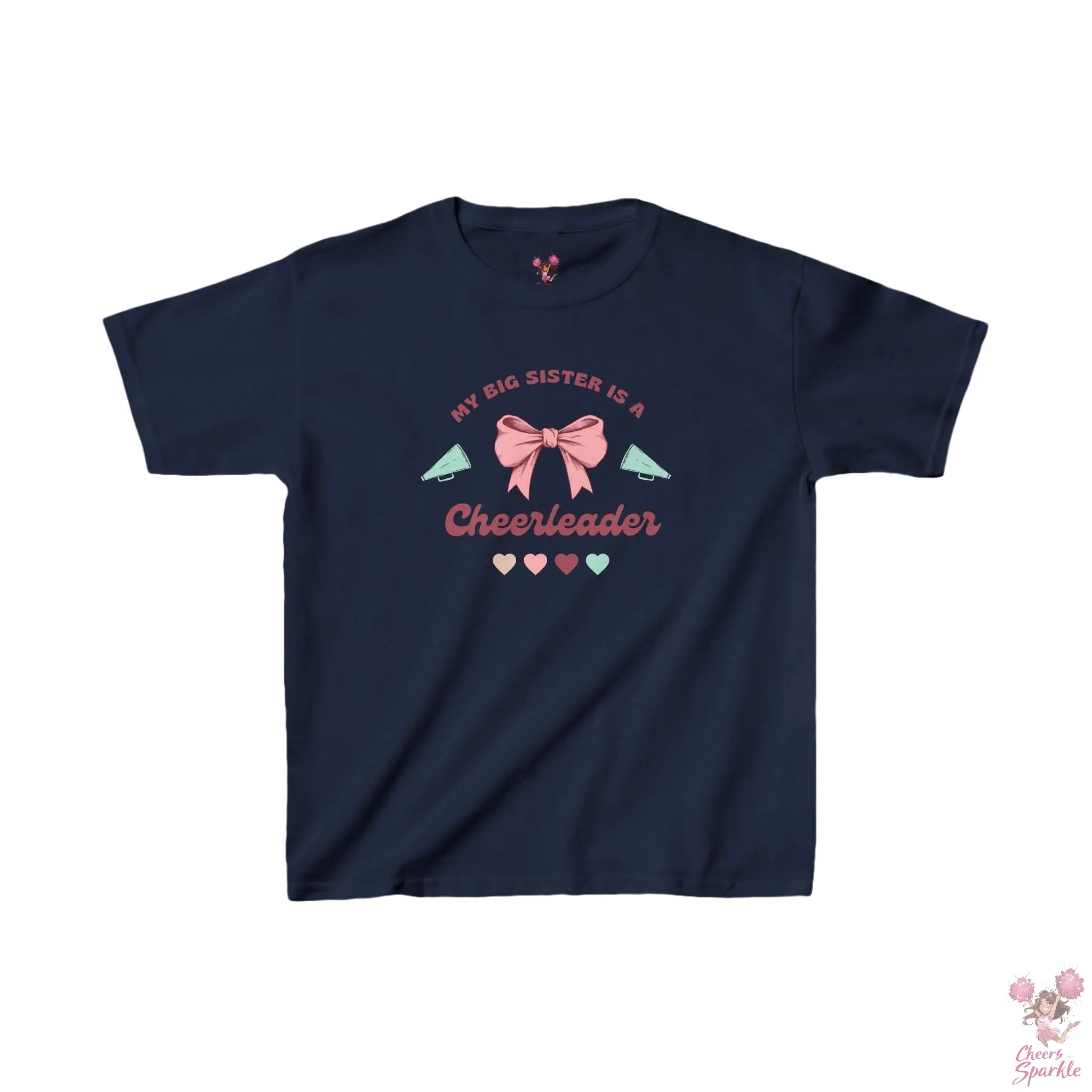 Kinder T-Shirt „My Big Sister is a Cheerleader“ - Cheers and Sparkle