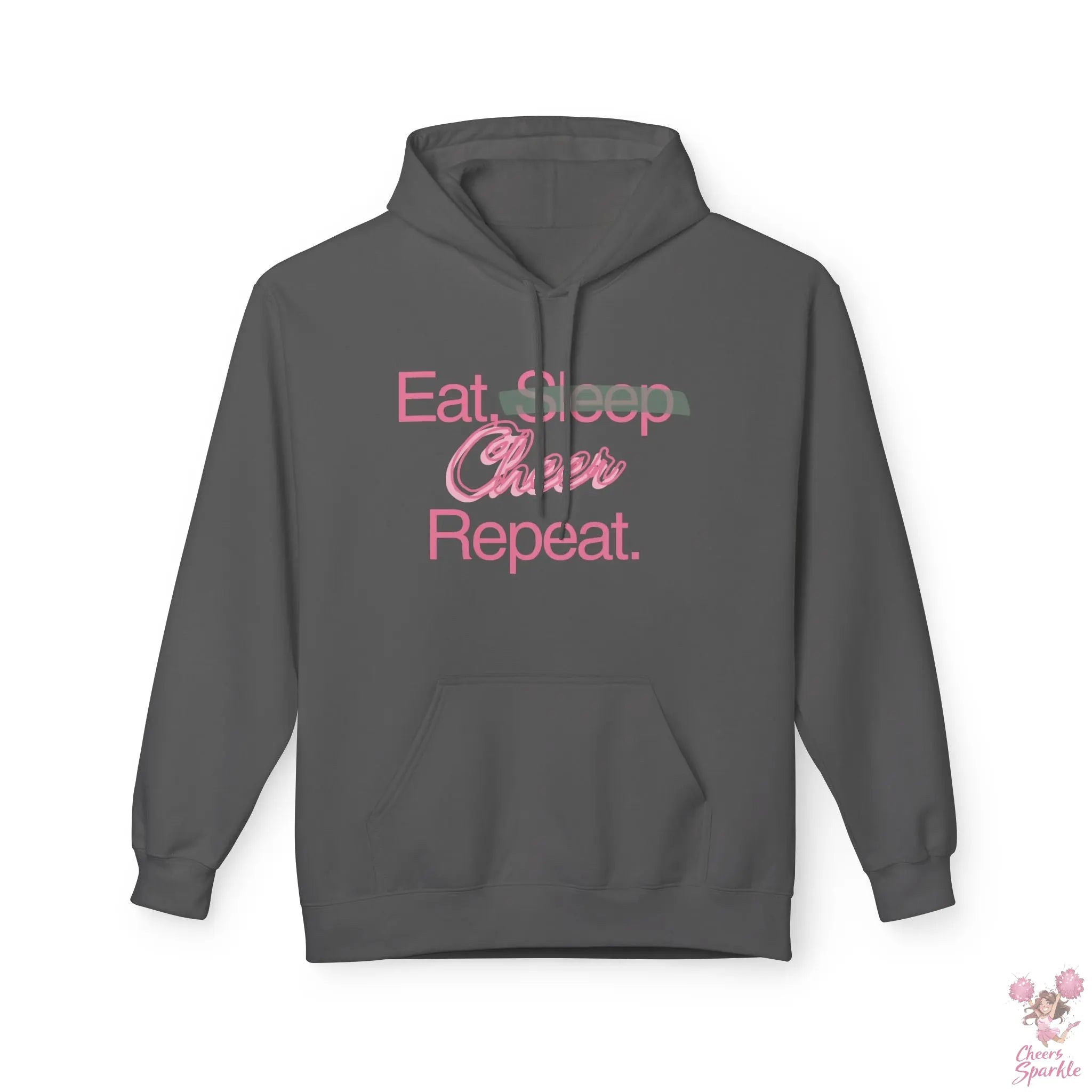 Hoodie "Eat. Sleep, Cheer, Repeat" Printify