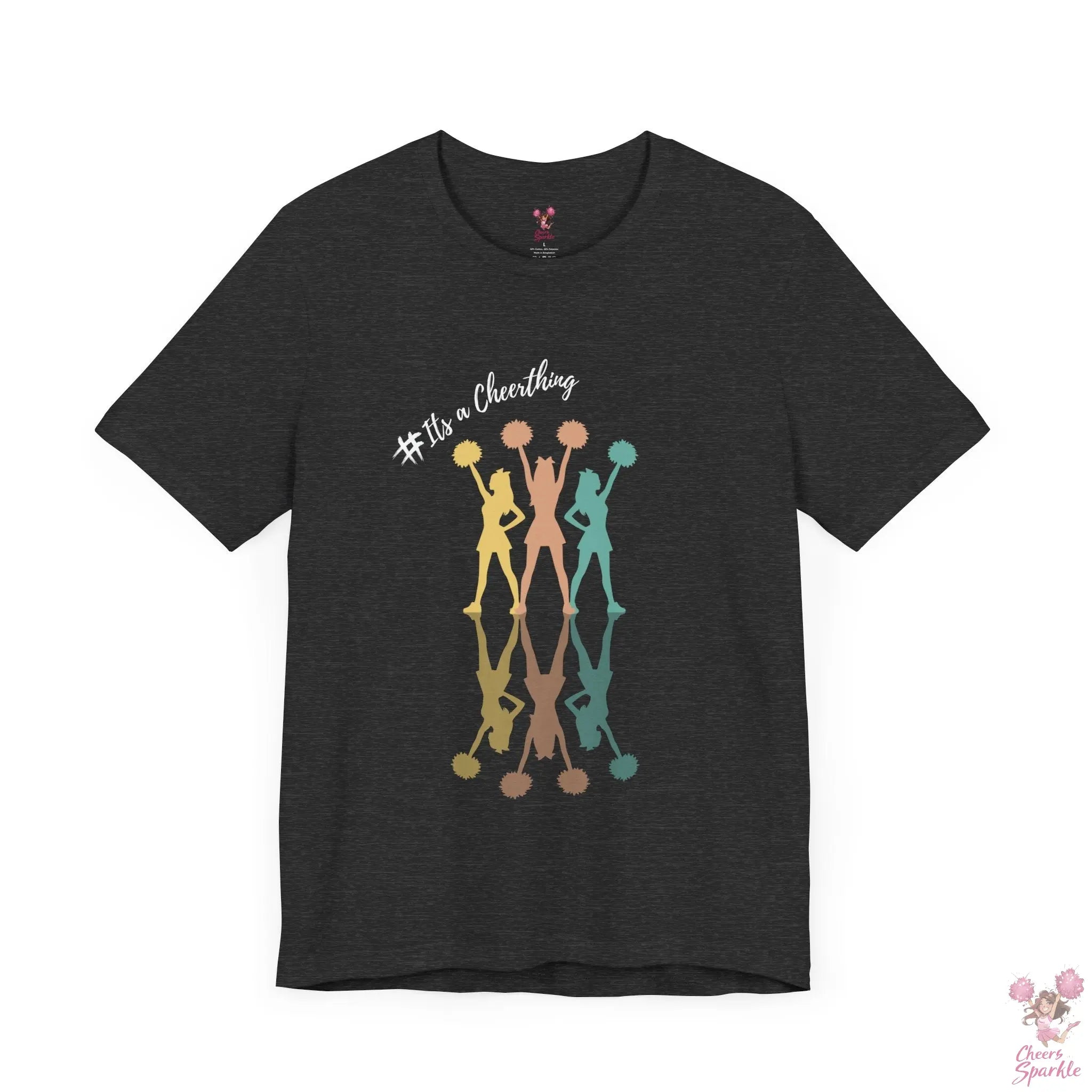 Cheerleader Silhouettes T-Shirt"#Its a Cheerthing" Cheers and Sparkle