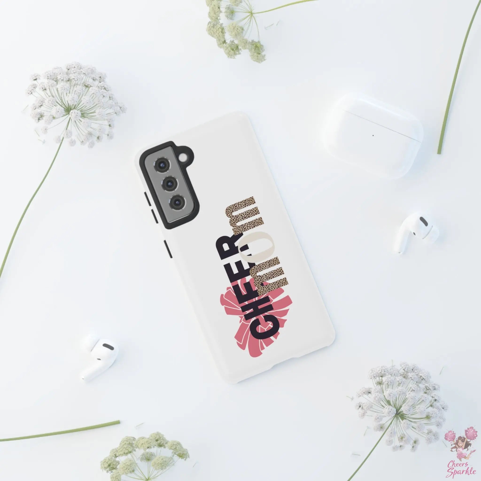 Handyhülle „Cheer Mom“ Cheers and Sparkle