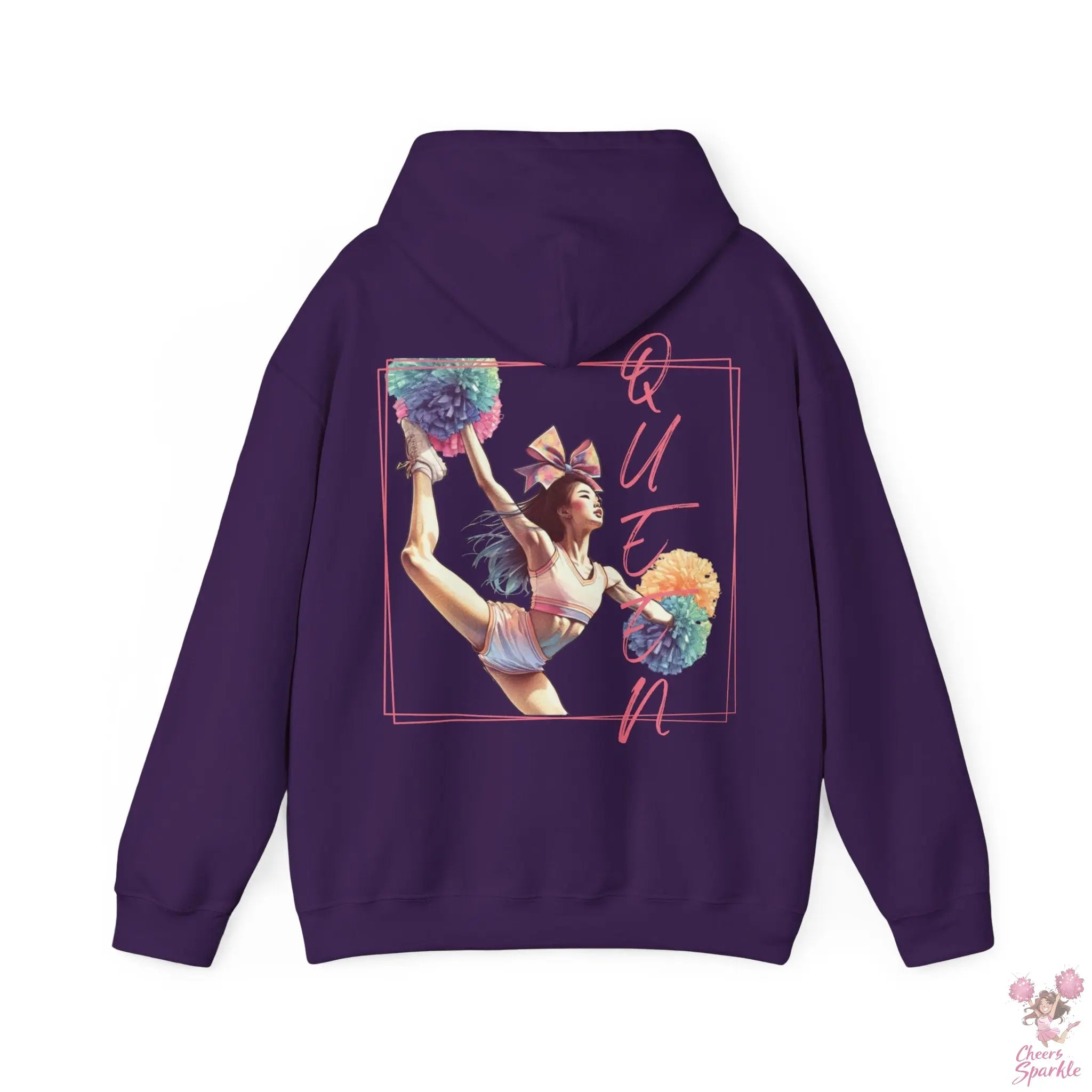 Stylische Cheerleader-Hoodie Cheers and Sparkle