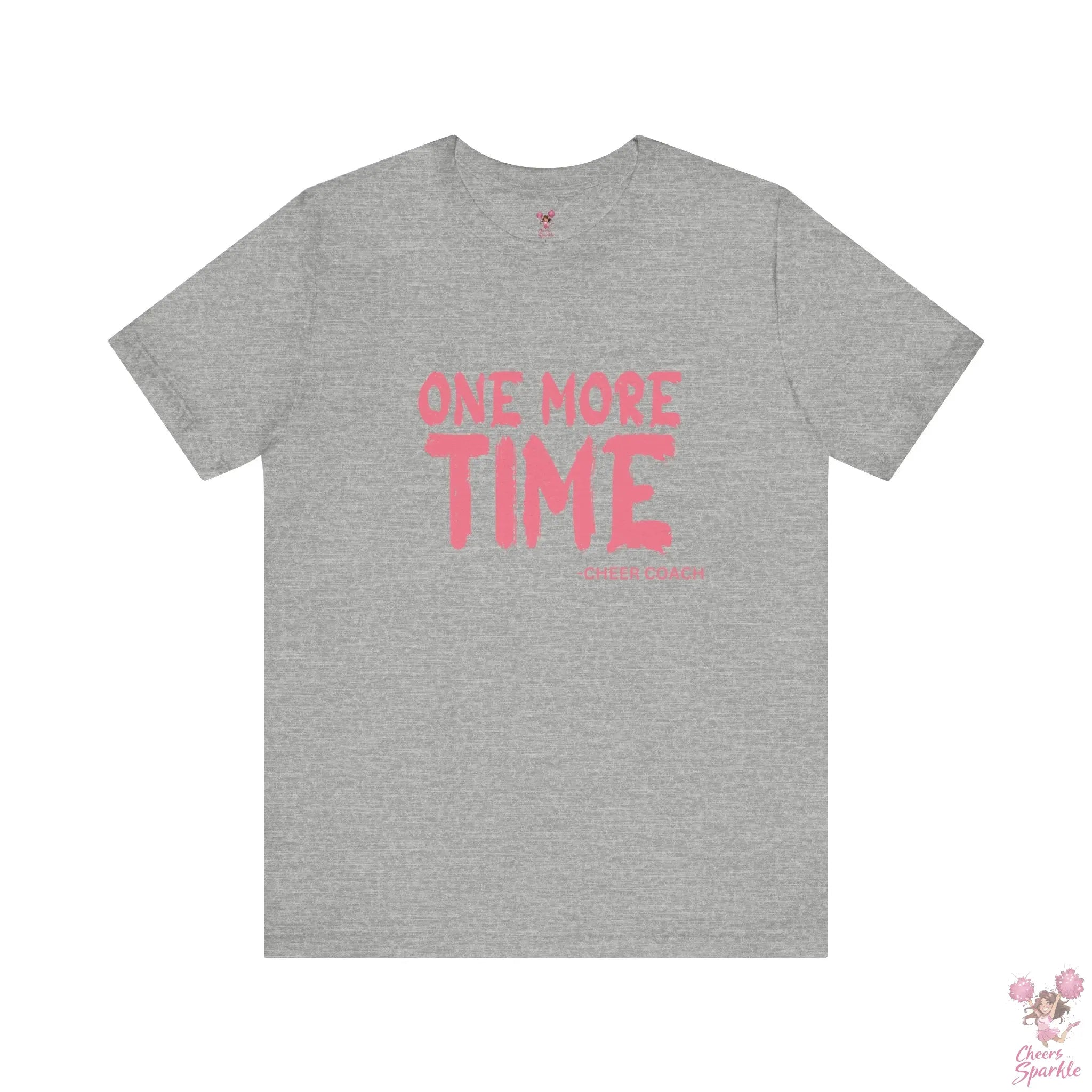 „ONE MORE TIME -  CHEER COACH“ - Tshirt Cheers and Sparkle