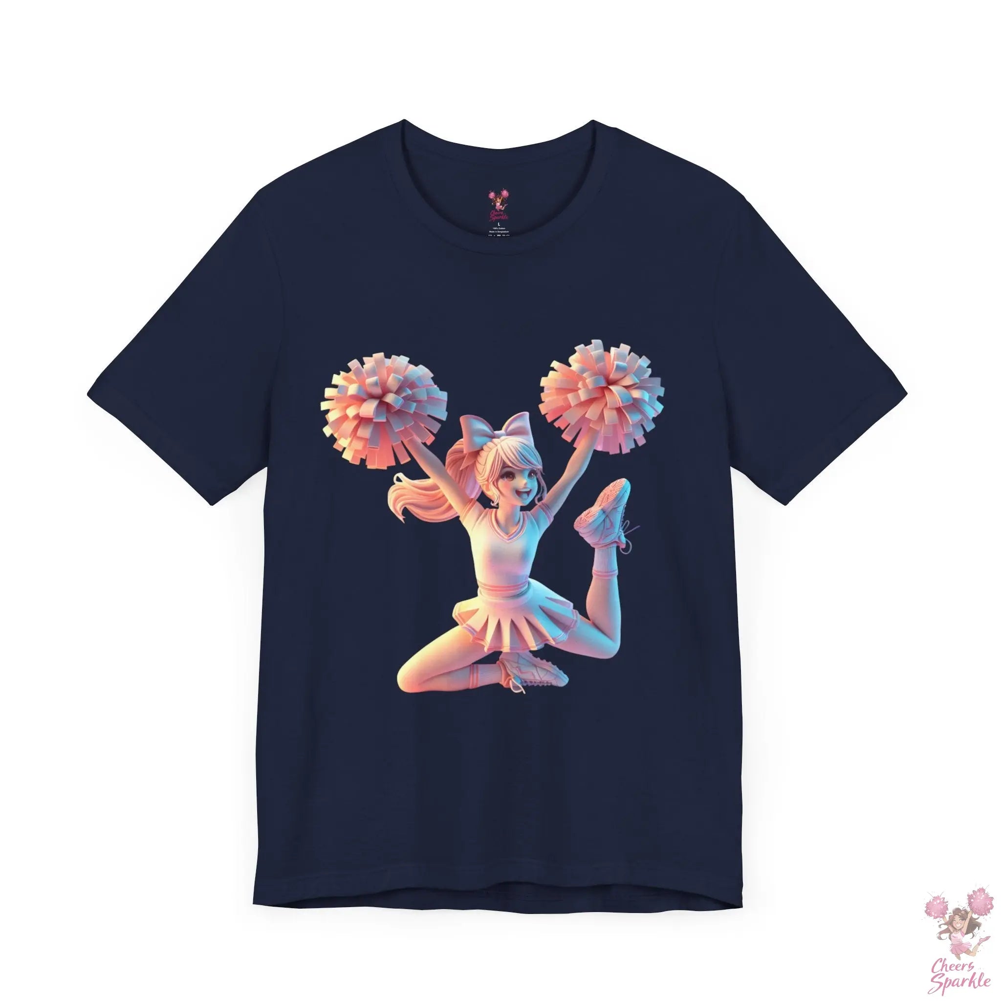 Lebendiger 3D-Druck eines Cheerleaders - Unisex - Cheers and Sparkle