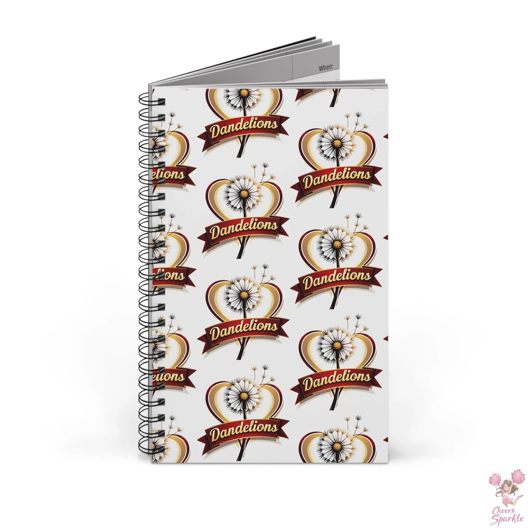 Invaders Dandelions Spiral Journal Printify
