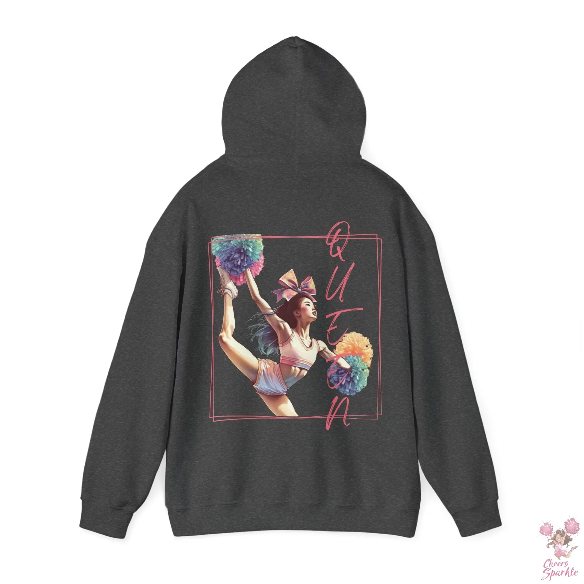 Stylische Cheerleader-Hoodie Cheers and Sparkle