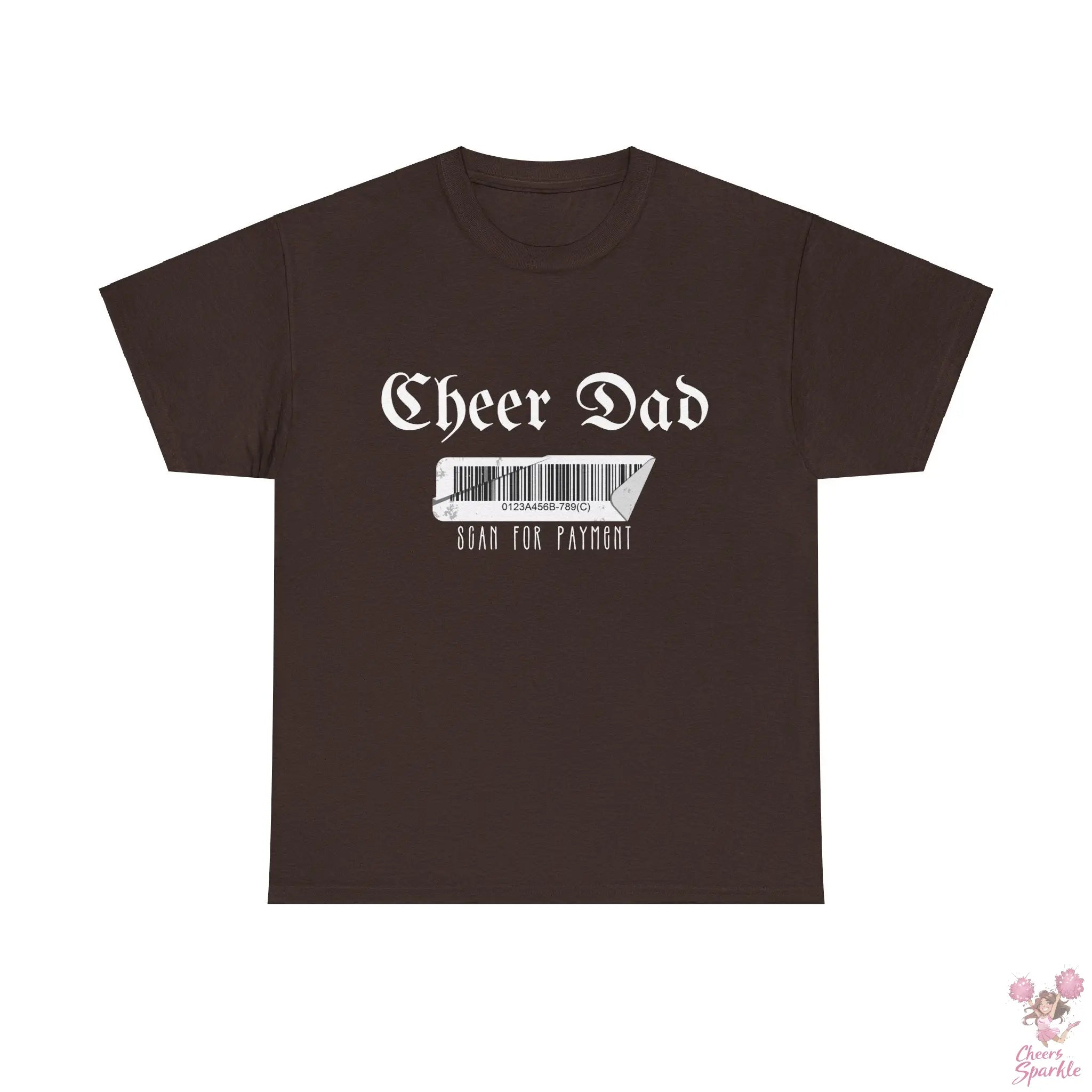 Cheer Dad Heavy Cotton T-Shirt Printify