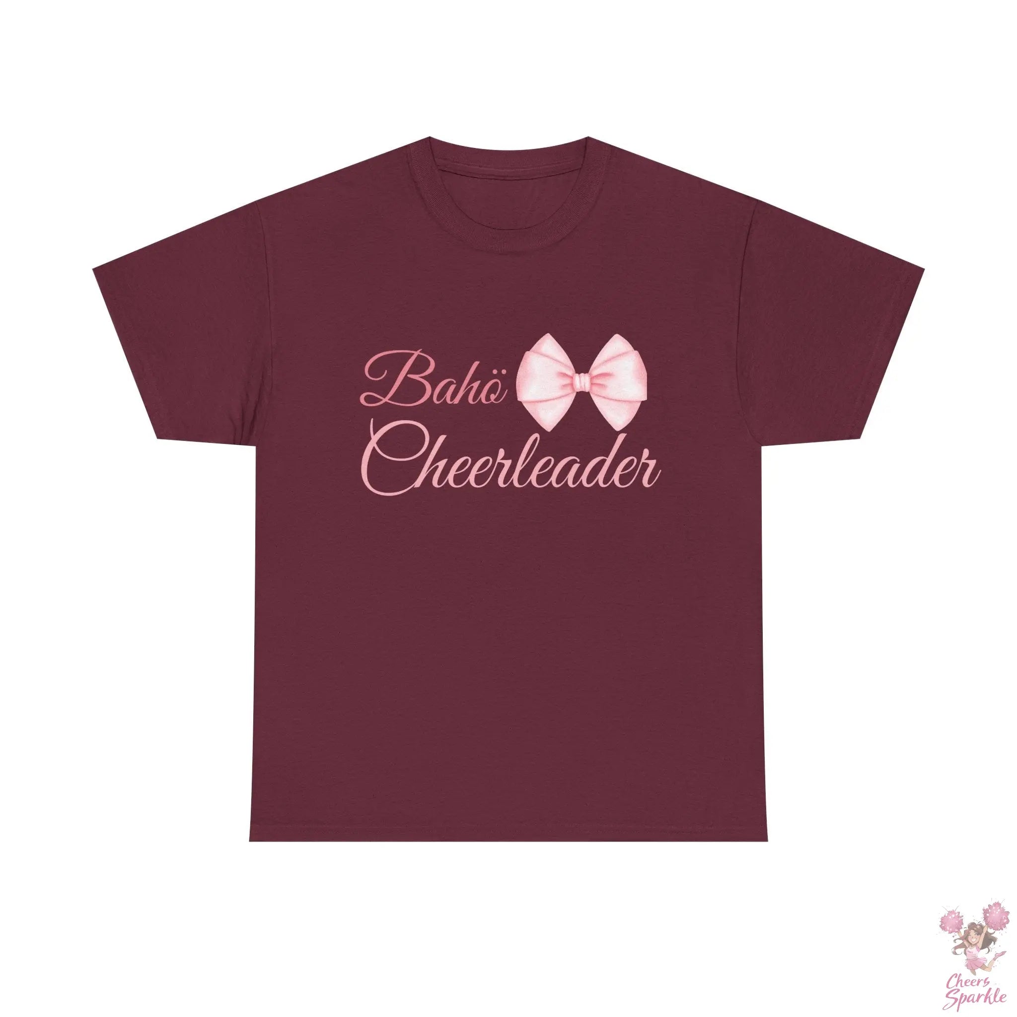 Cheerleader T-Shirt mit Schleifen-Design Printify