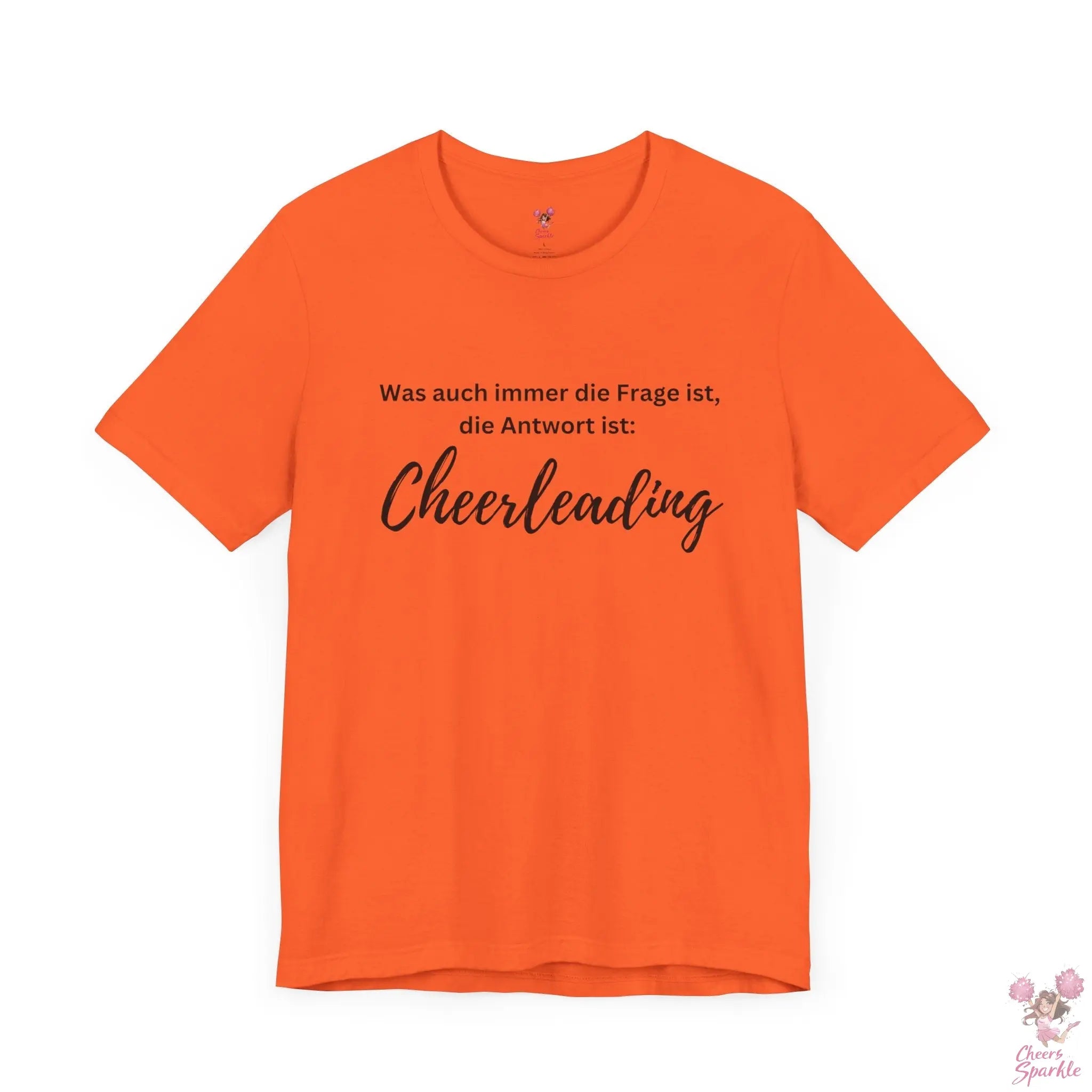 Tshirt - frecher Spruch für Cheerleader Cheers and Sparkle