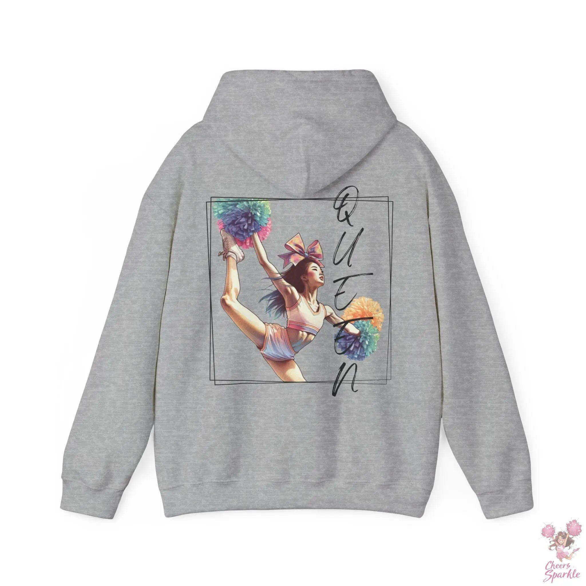 Stylische Cheerleader-Hoodie Cheers and Sparkle