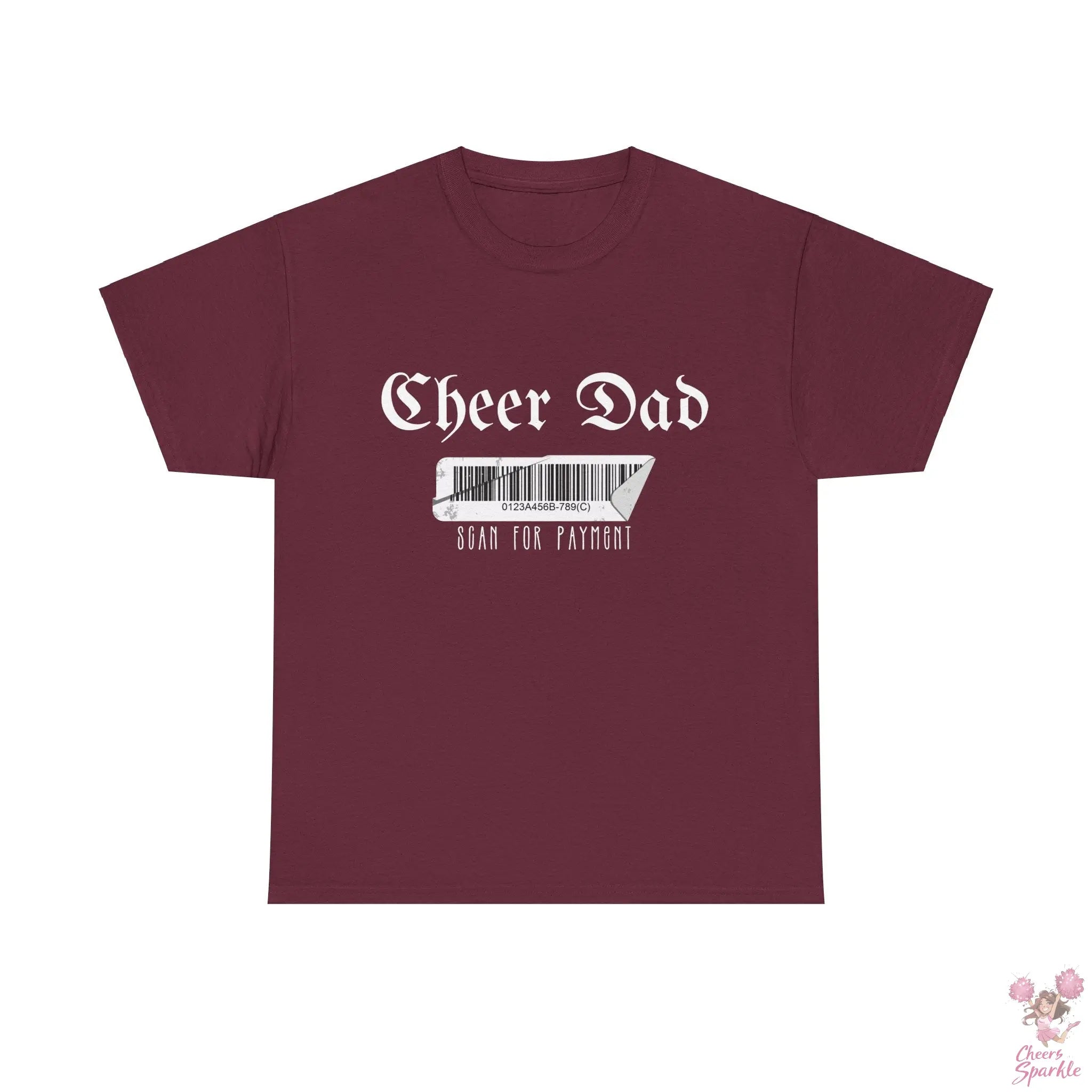 Cheer Dad Heavy Cotton T-Shirt Printify