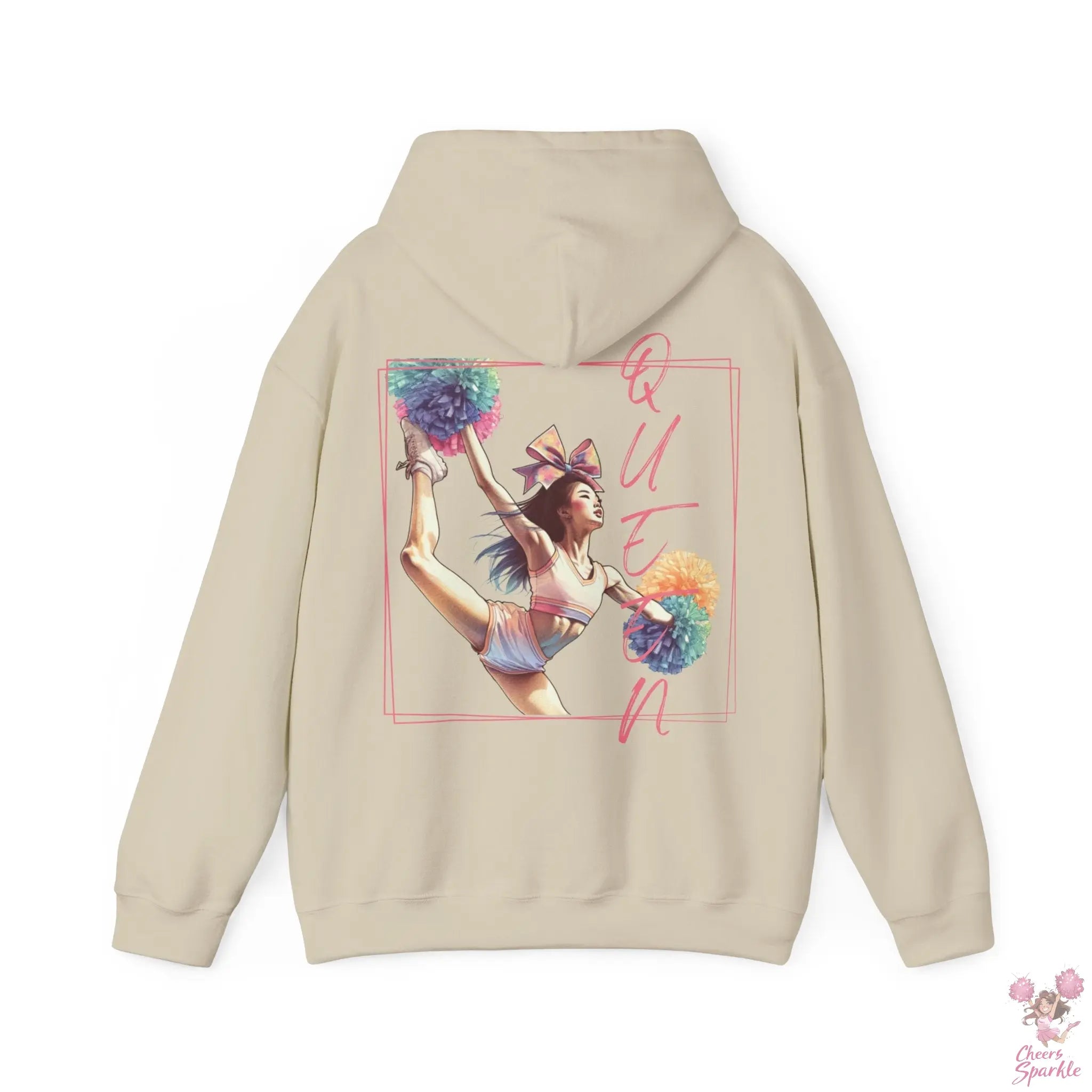 Stylische Cheerleader-Hoodie Cheers and Sparkle