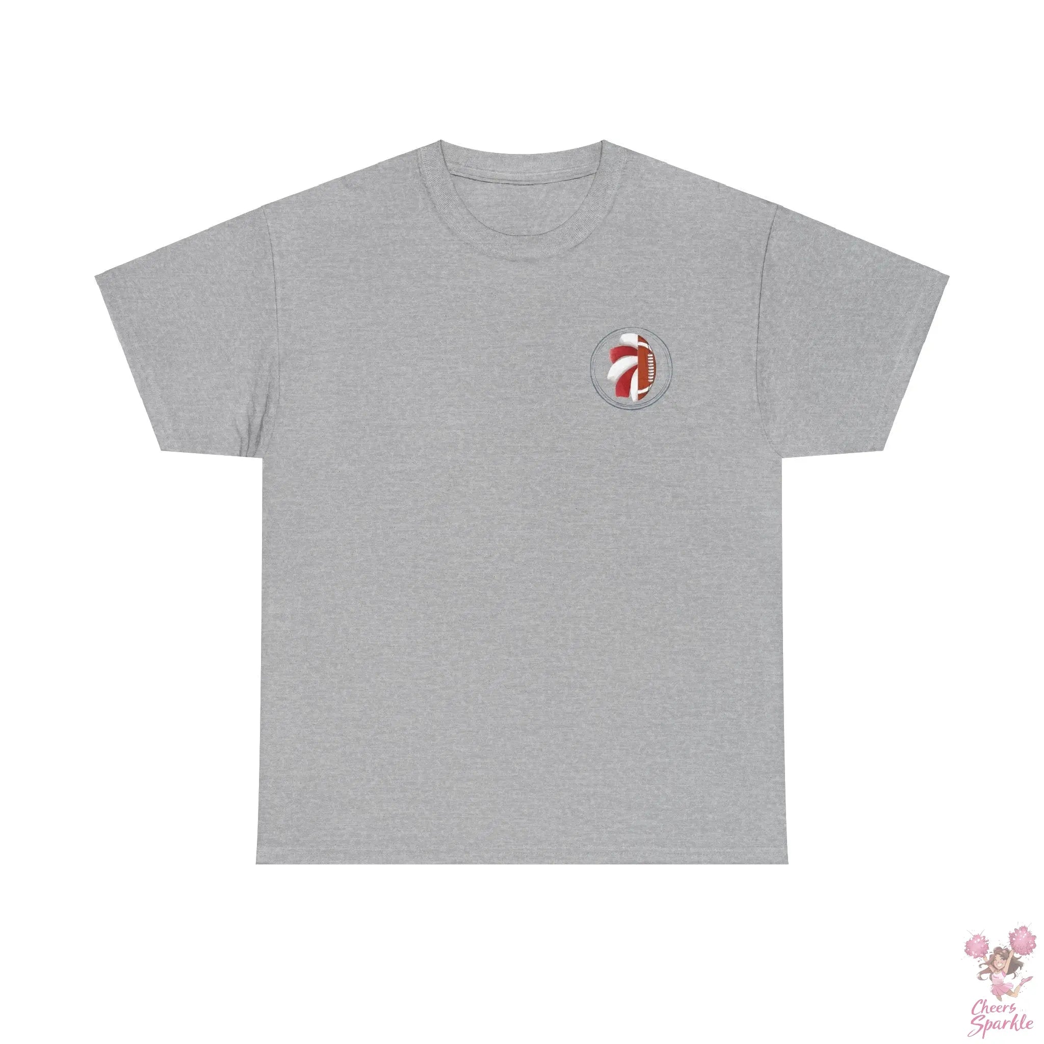 Fan Mom-T-Shirt – „I Cheer for both Teams“ - Cheers and Sparkle