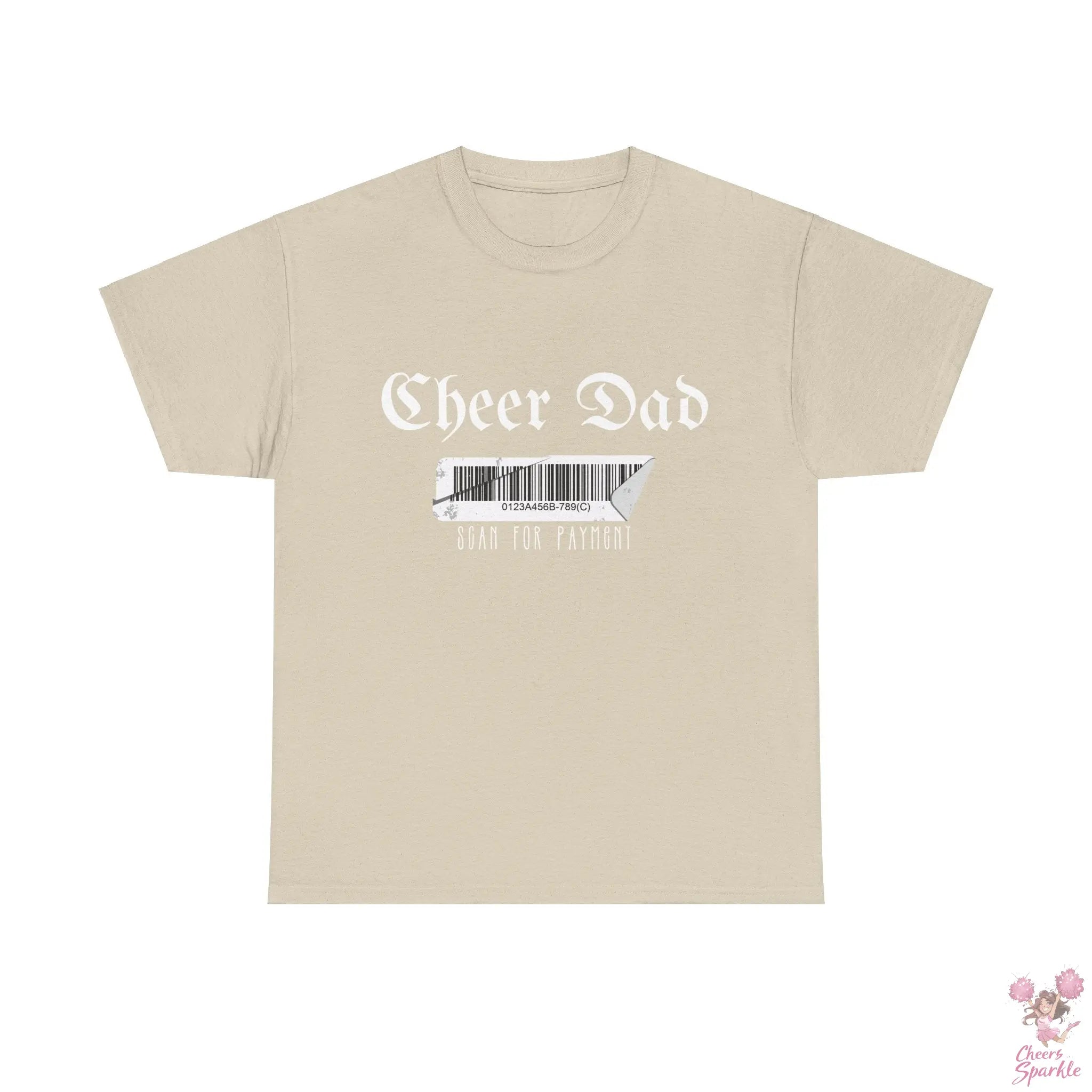 Cheer Dad Heavy Cotton T-Shirt Printify