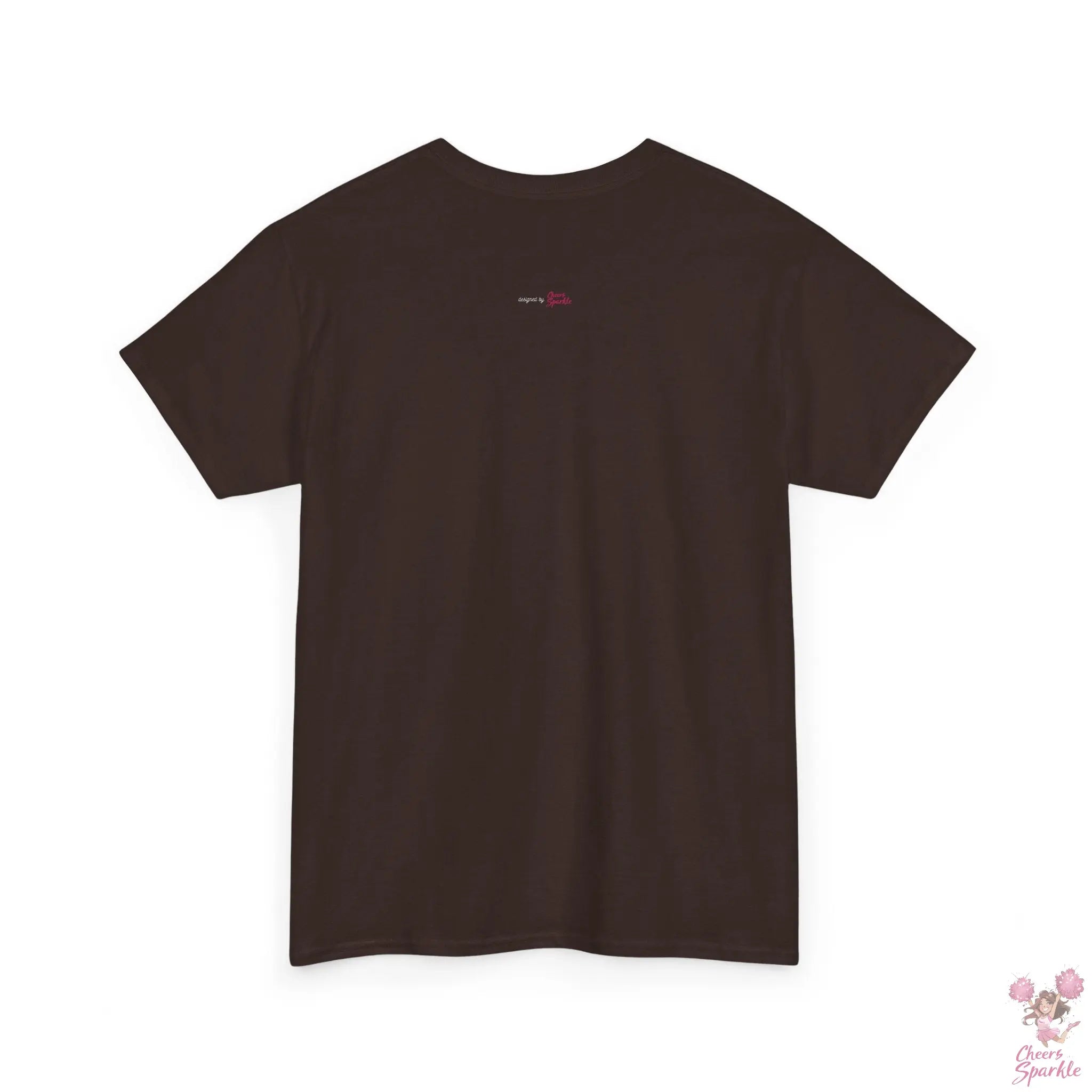 Heavy Cotton T-Shirt „Cheerleading Coach“ Cheers and Sparkle