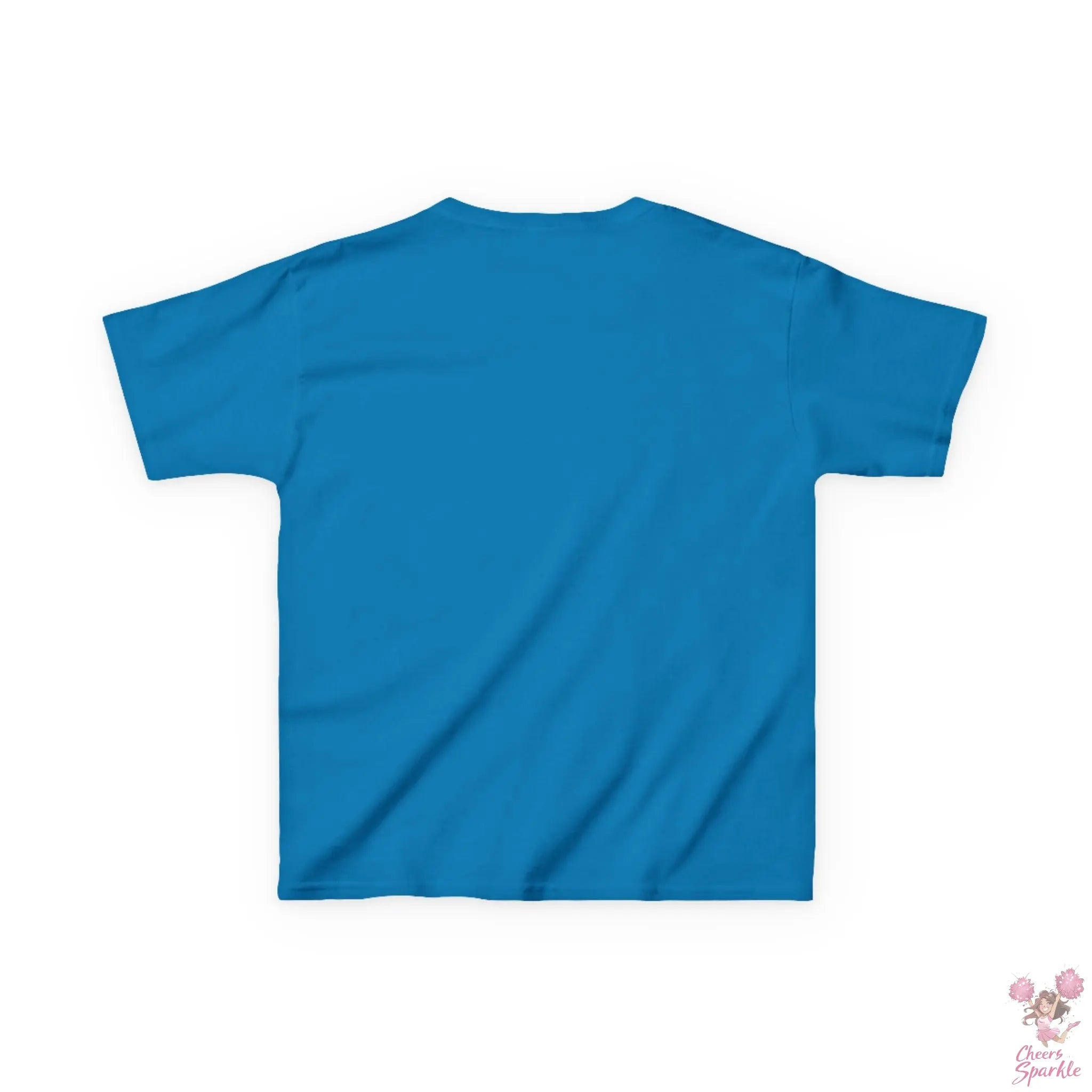 Kids T-Shirt mit einer Silhouette einer Cheerleaderin Printify