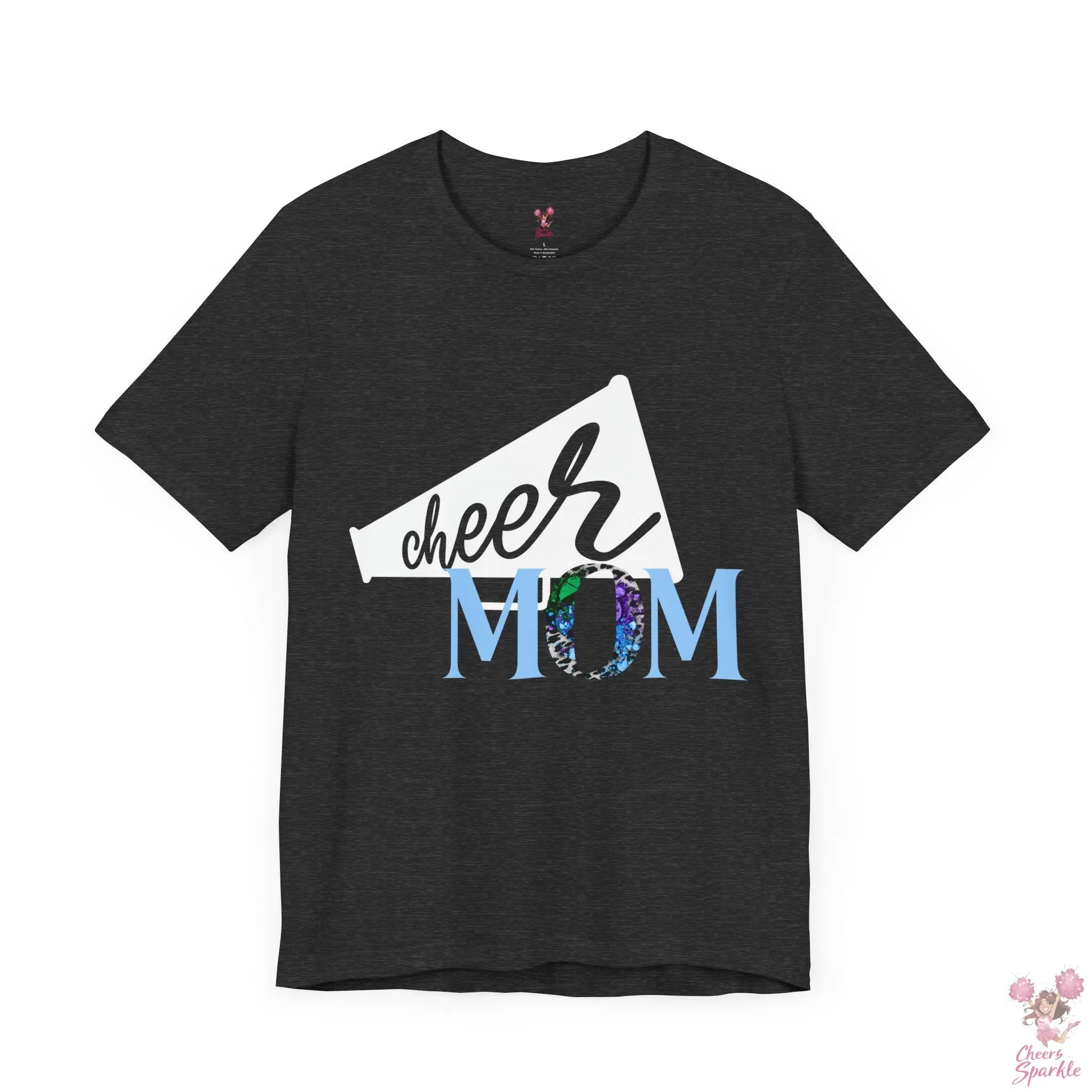 Cheer Mom T-Shirt V-Neck Cheers and Sparkle