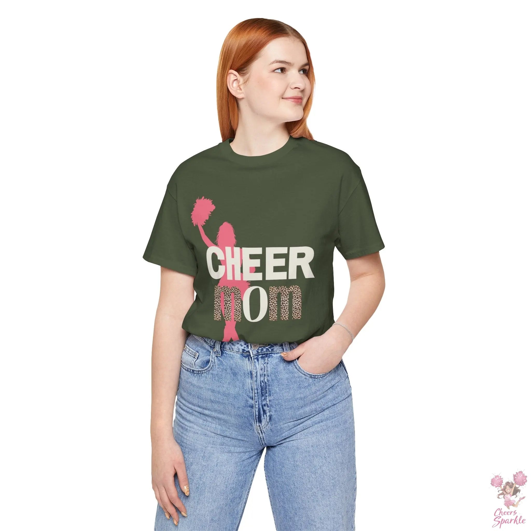 Cheer Mom T-Shirt Cheers and Sparkle