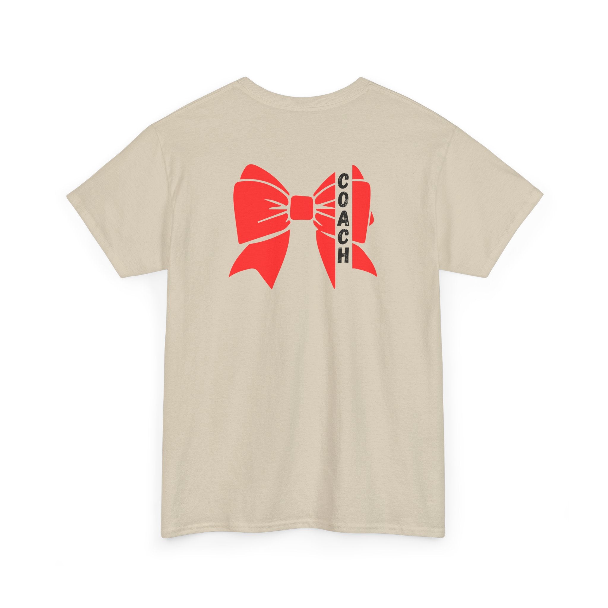 Cheer Coach T-Shirt mit Roter Bow