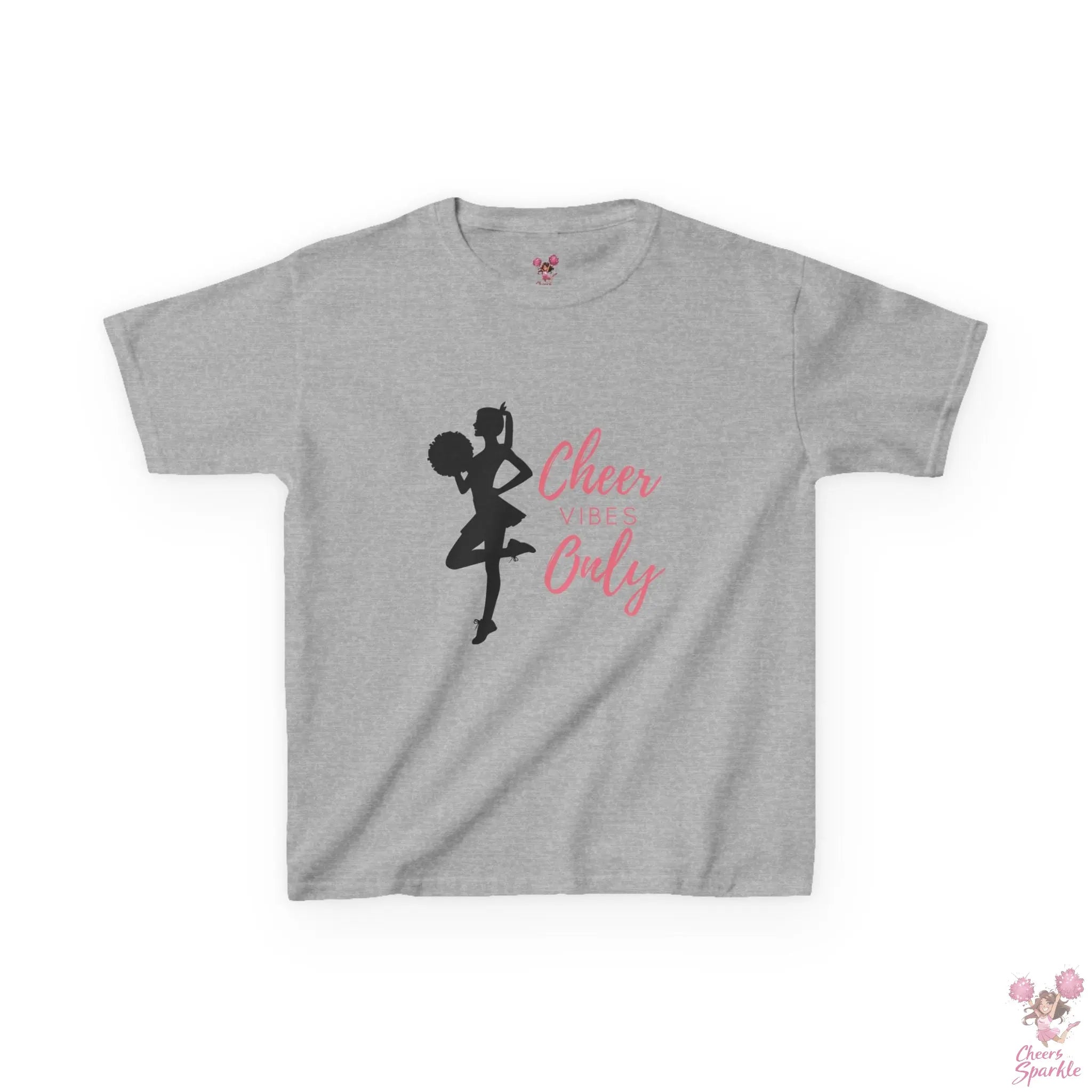 Kids "Cheer Vibes Only" T-Shirt Printify