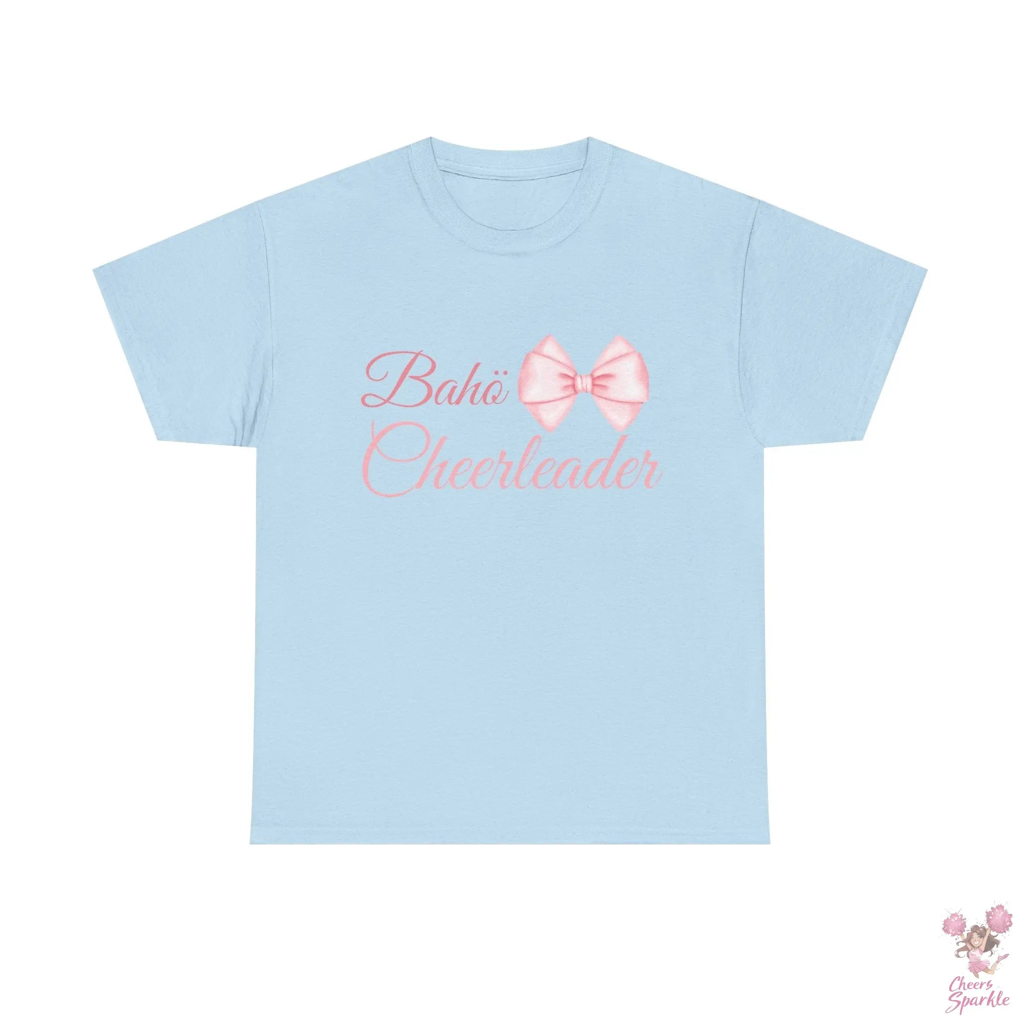 Cheerleader T-Shirt mit Schleifen-Design Printify
