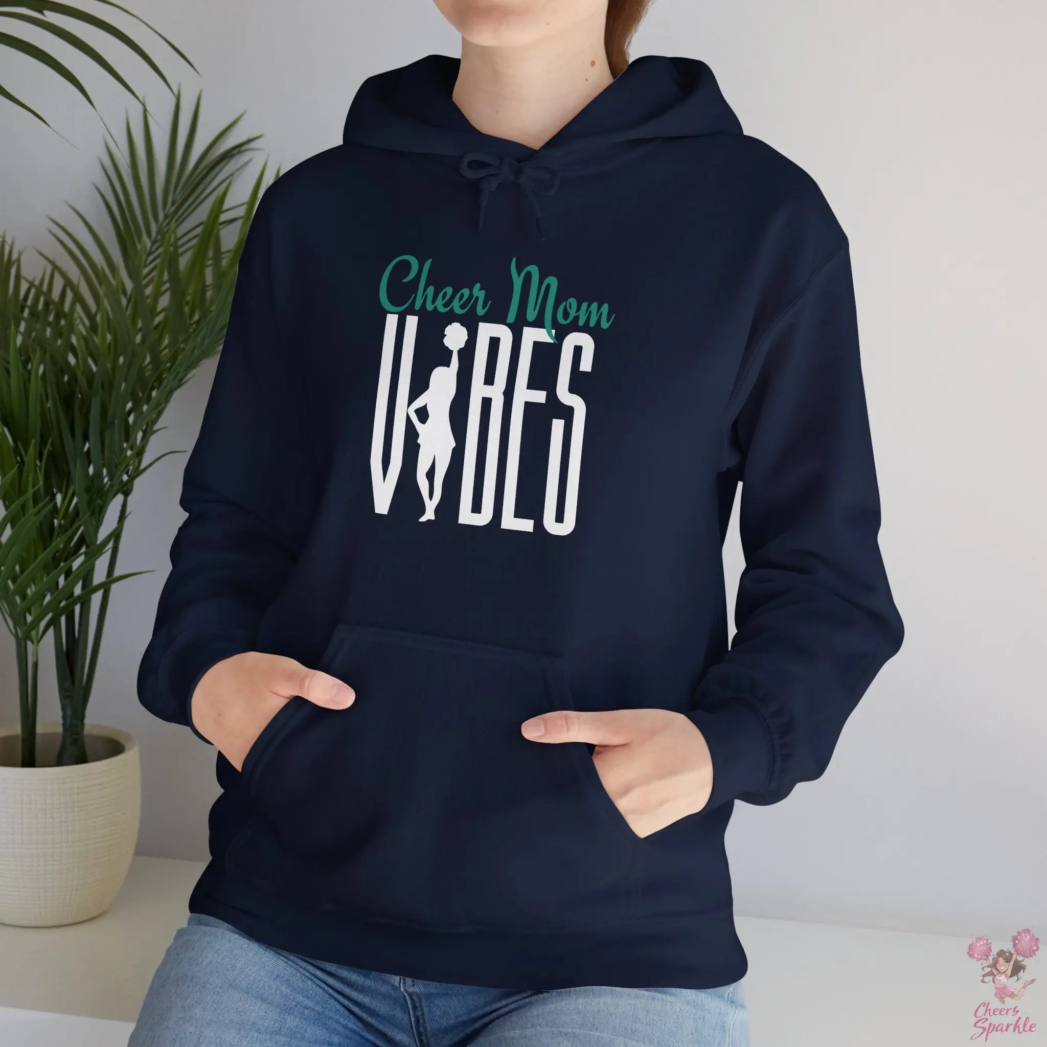 Hoodie „Cheer Mom Vibes“ Printify