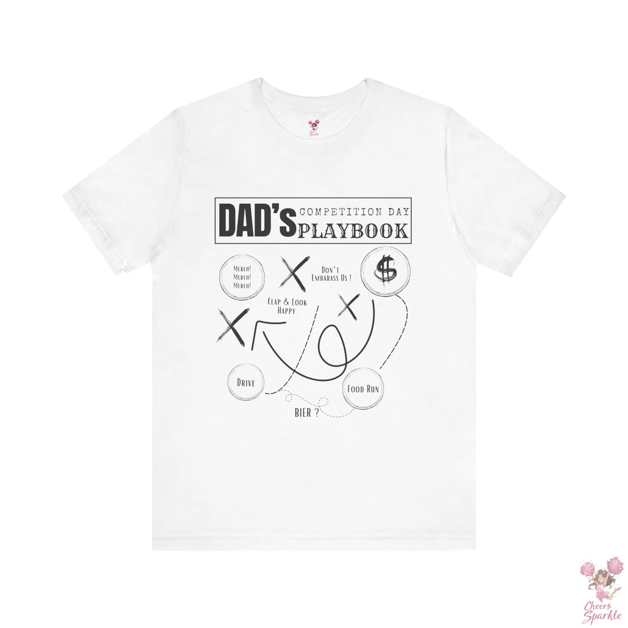 Cheer Dad T-Shirt for Game Day and Cheer Competition Printify