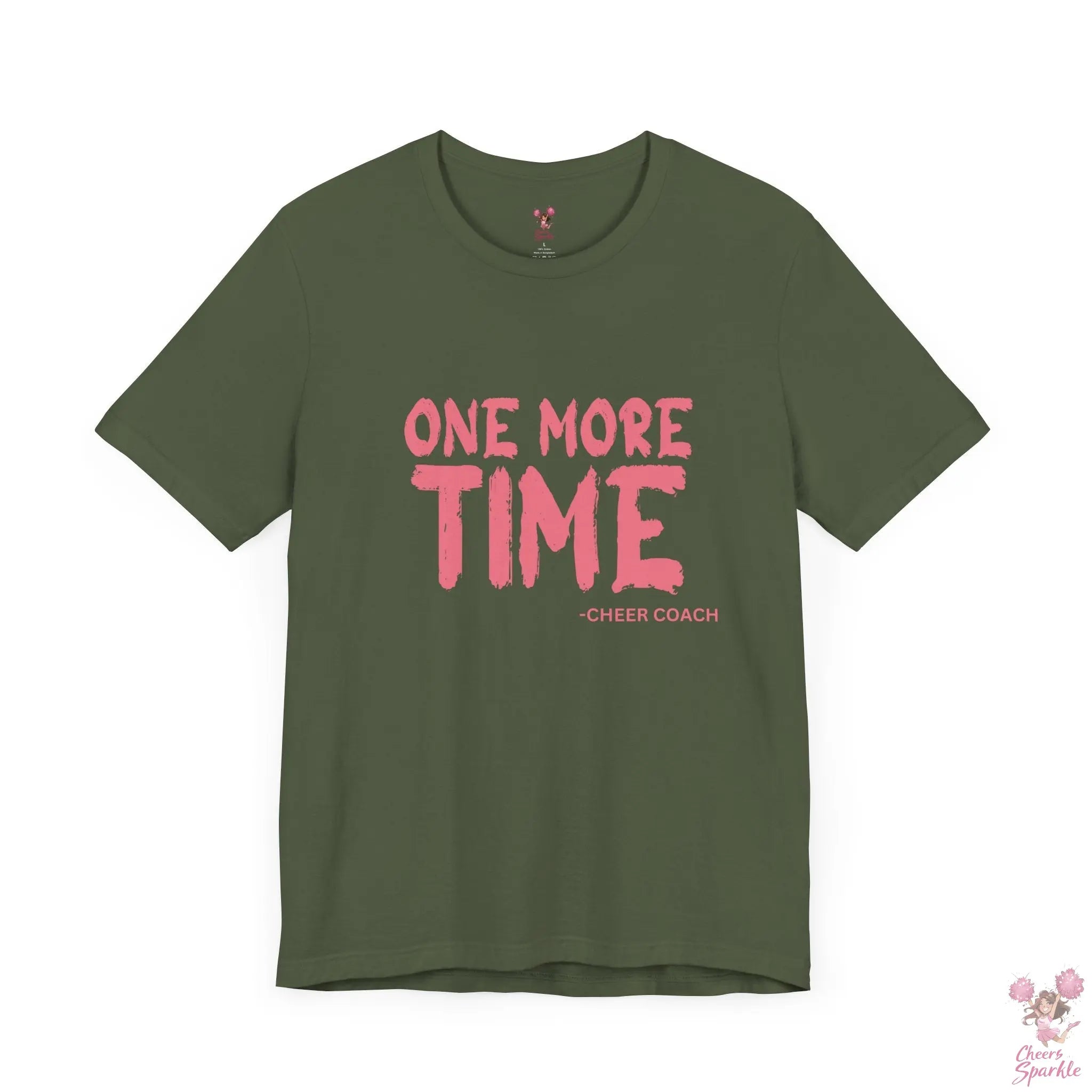 „ONE MORE TIME -  CHEER COACH“ - Tshirt Cheers and Sparkle