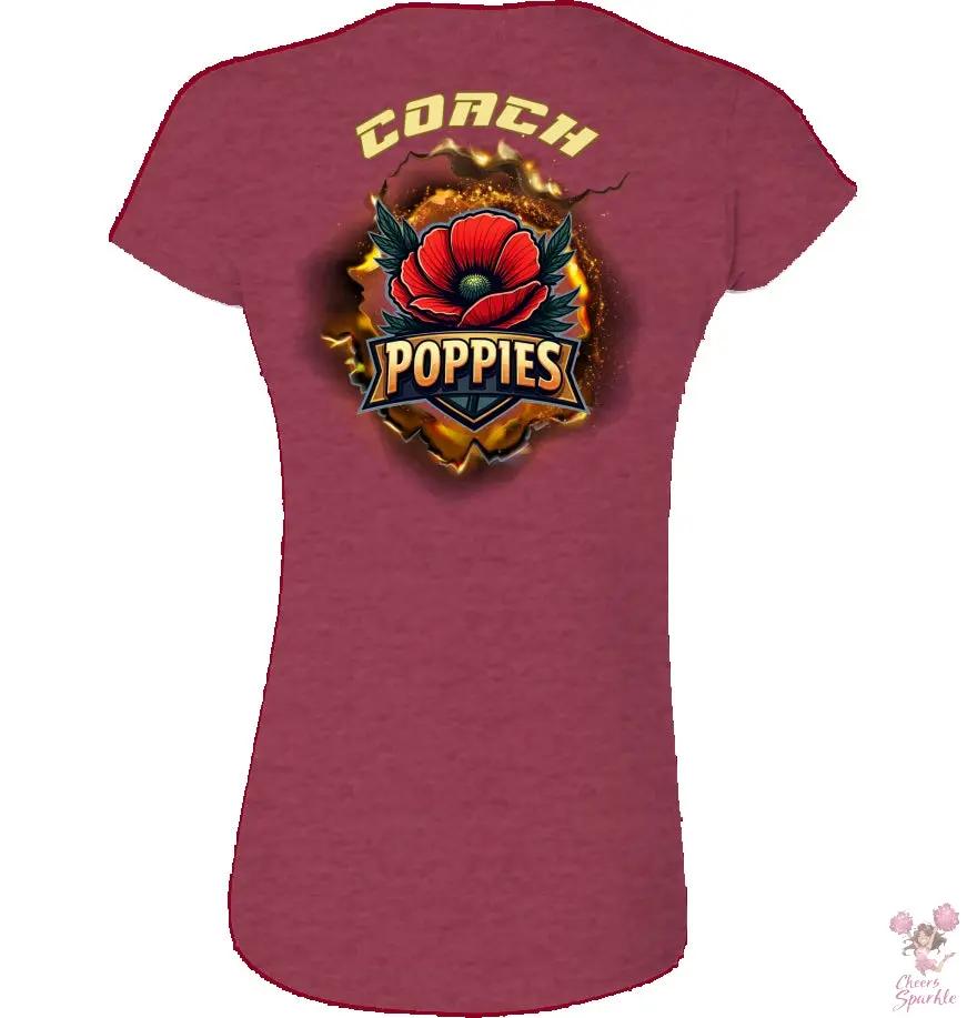 Invaders Saison Coach Tshirt Collection Poppies Cheers and Sparkle