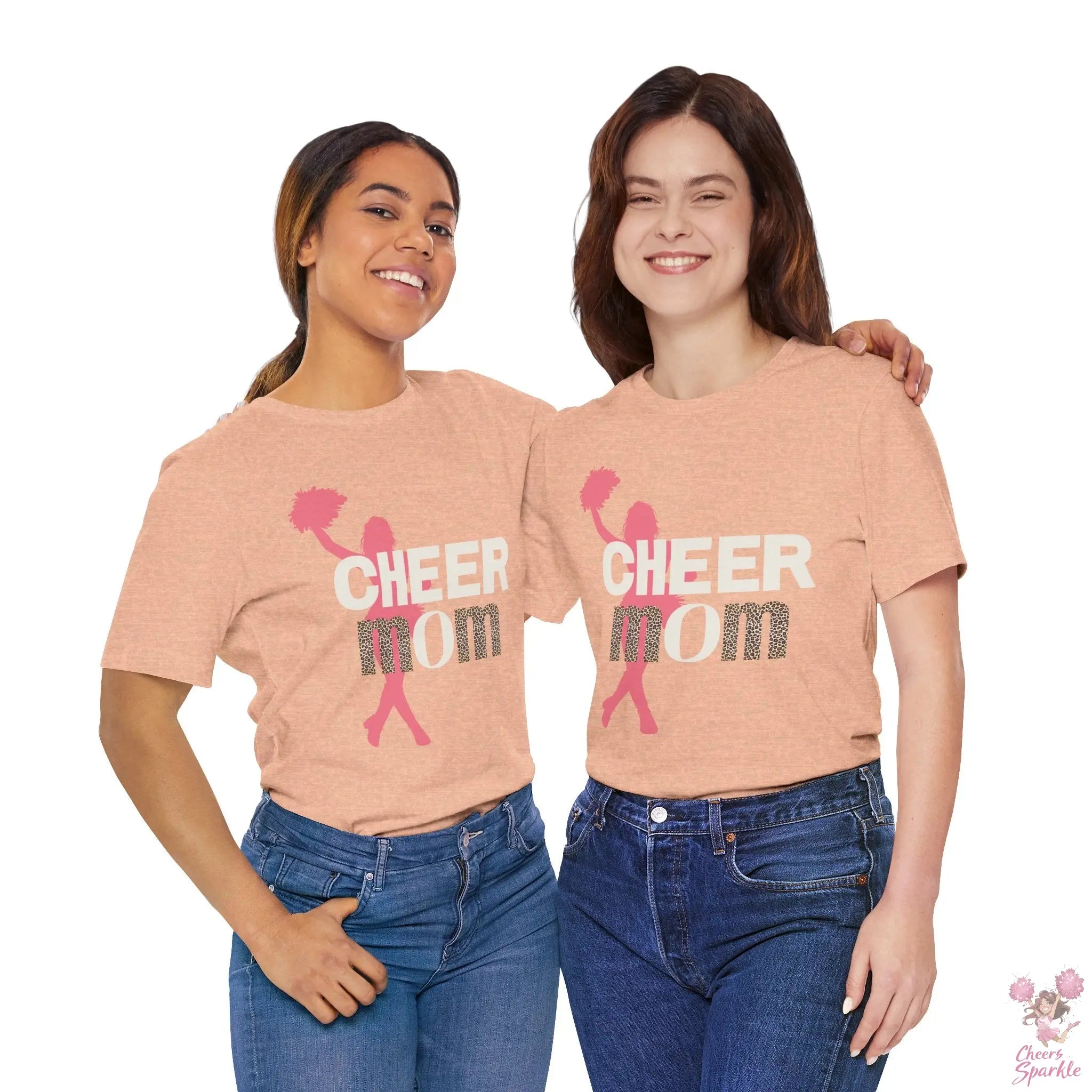 Cheer Mom T-Shirt Cheers and Sparkle