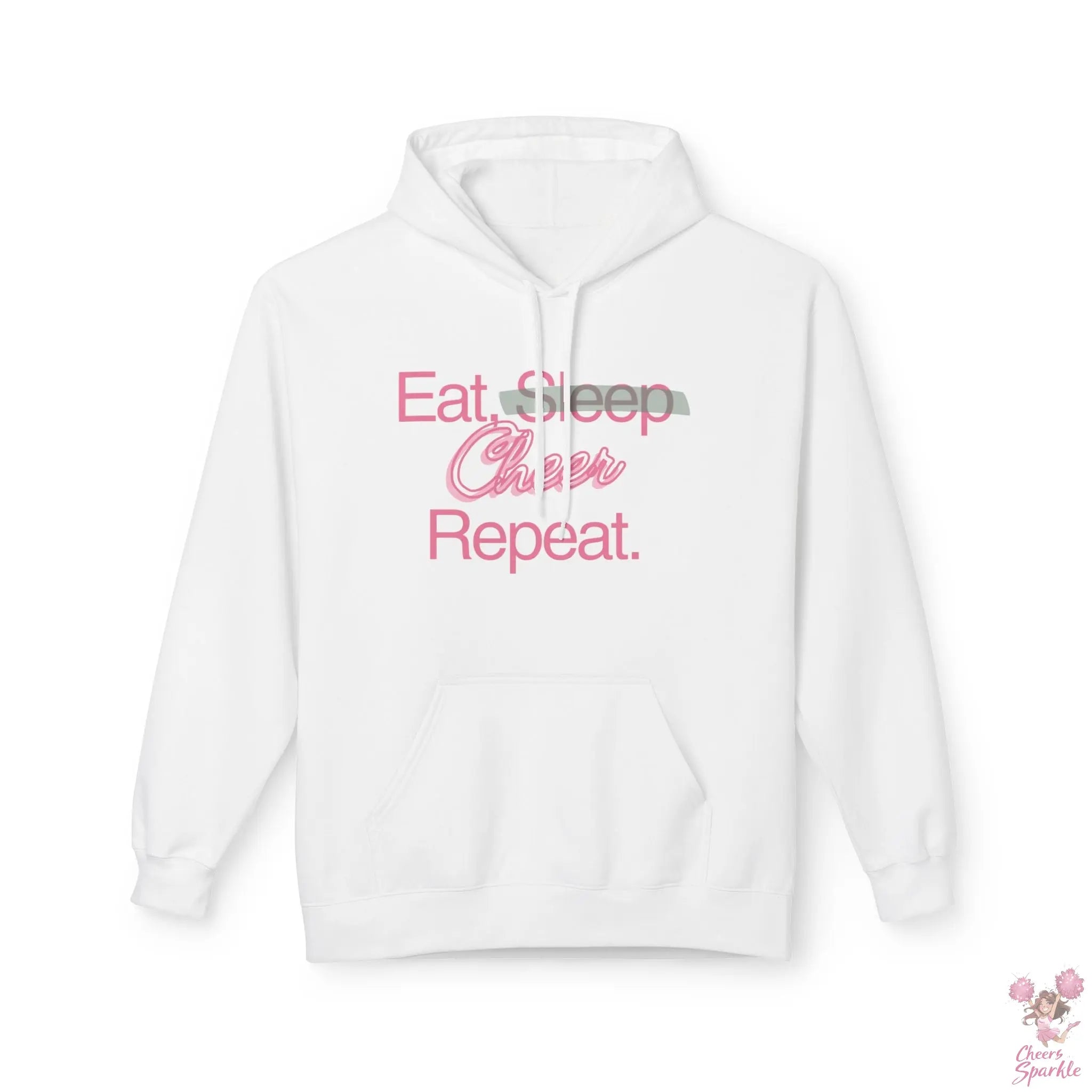 Hoodie "Eat. Sleep, Cheer, Repeat" Printify