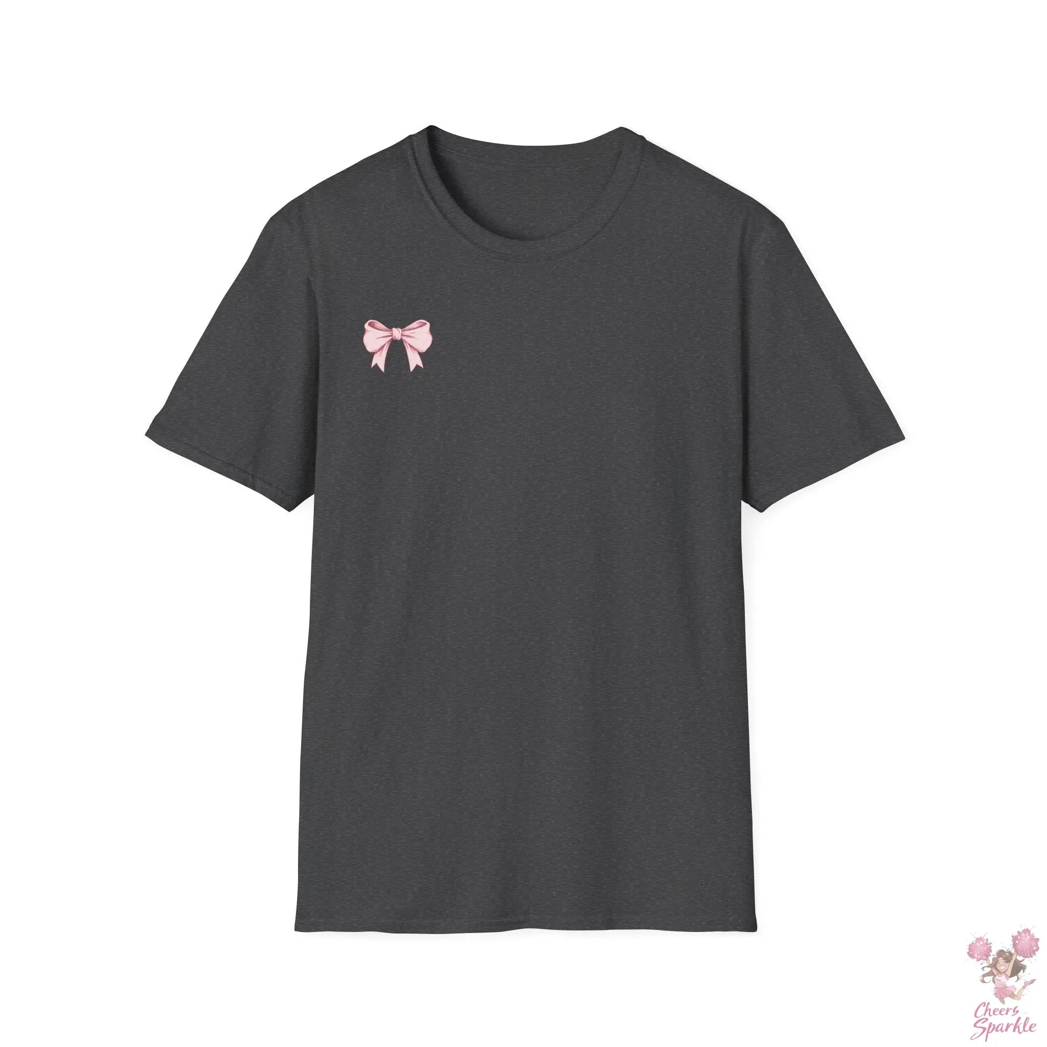 Cheerful Bow Unisex Softstyle T-Shirt Printify