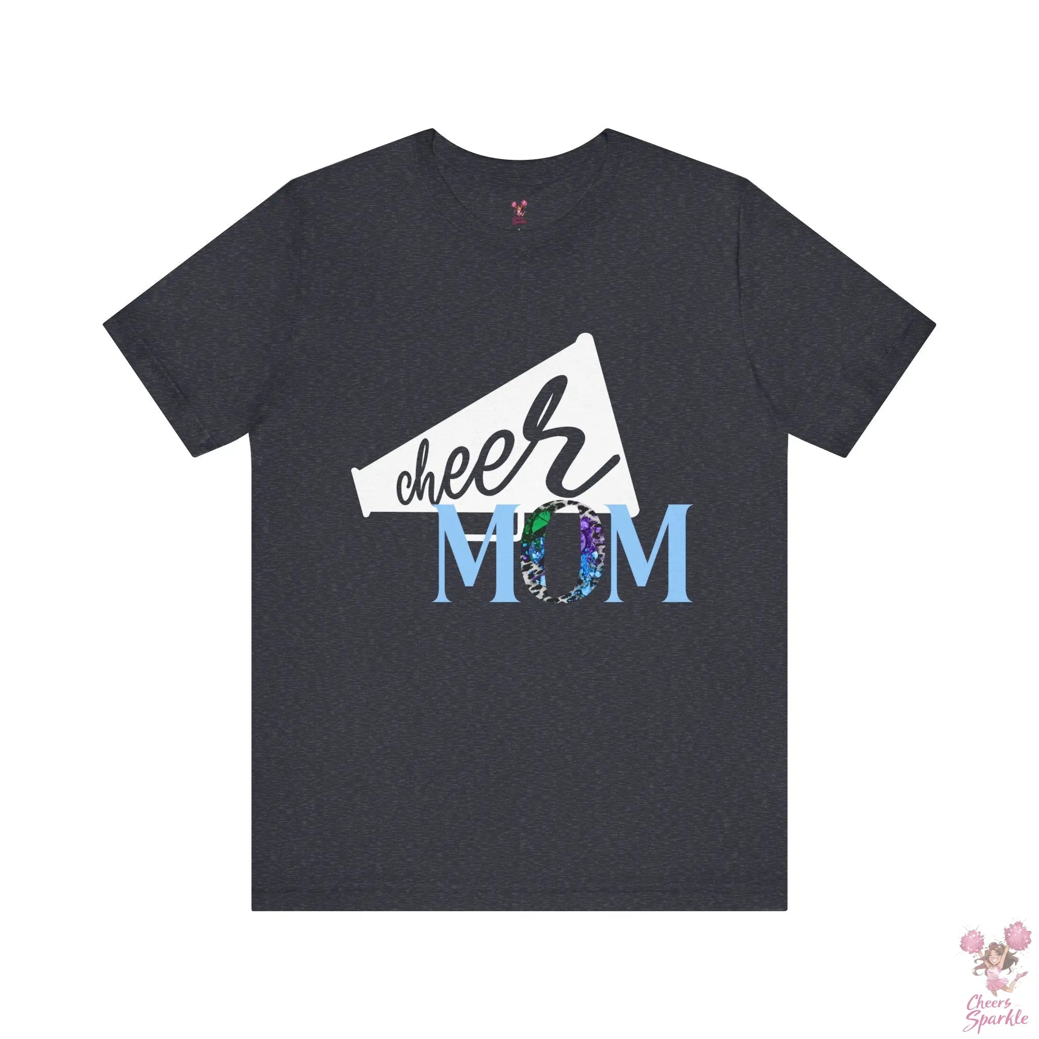 Cheer Mom T-Shirt V-Neck Cheers and Sparkle