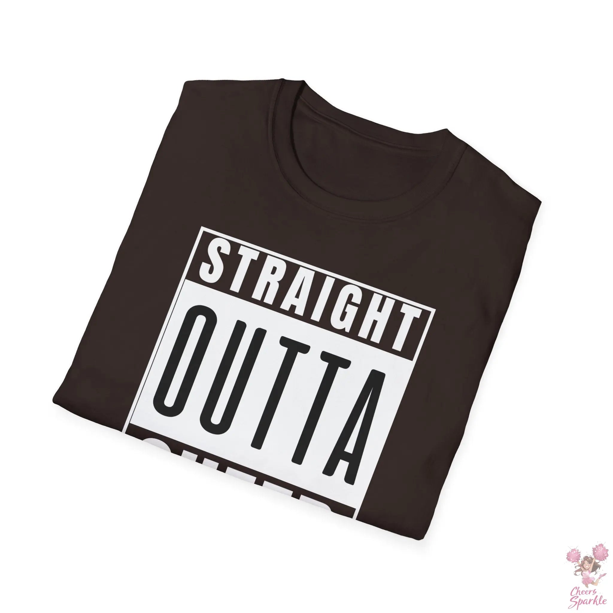 T-Shirt - "Straight Outta Cheer Practice" Cheers and Sparkle