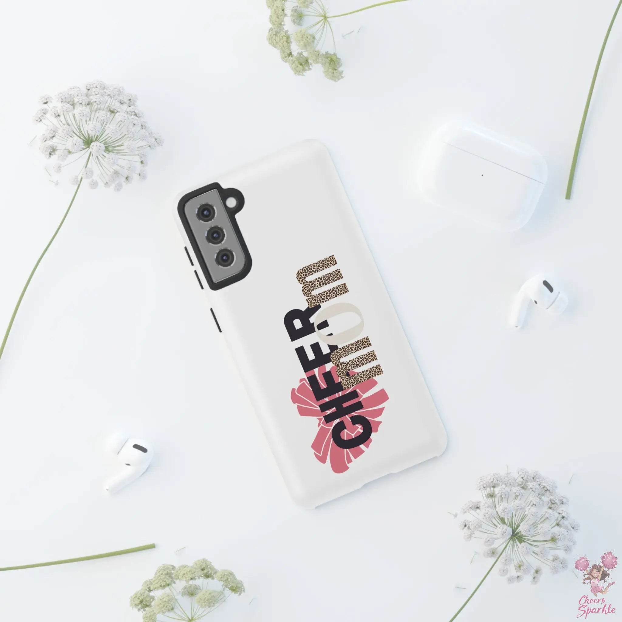 Handyhülle „Cheer Mom“ Cheers and Sparkle