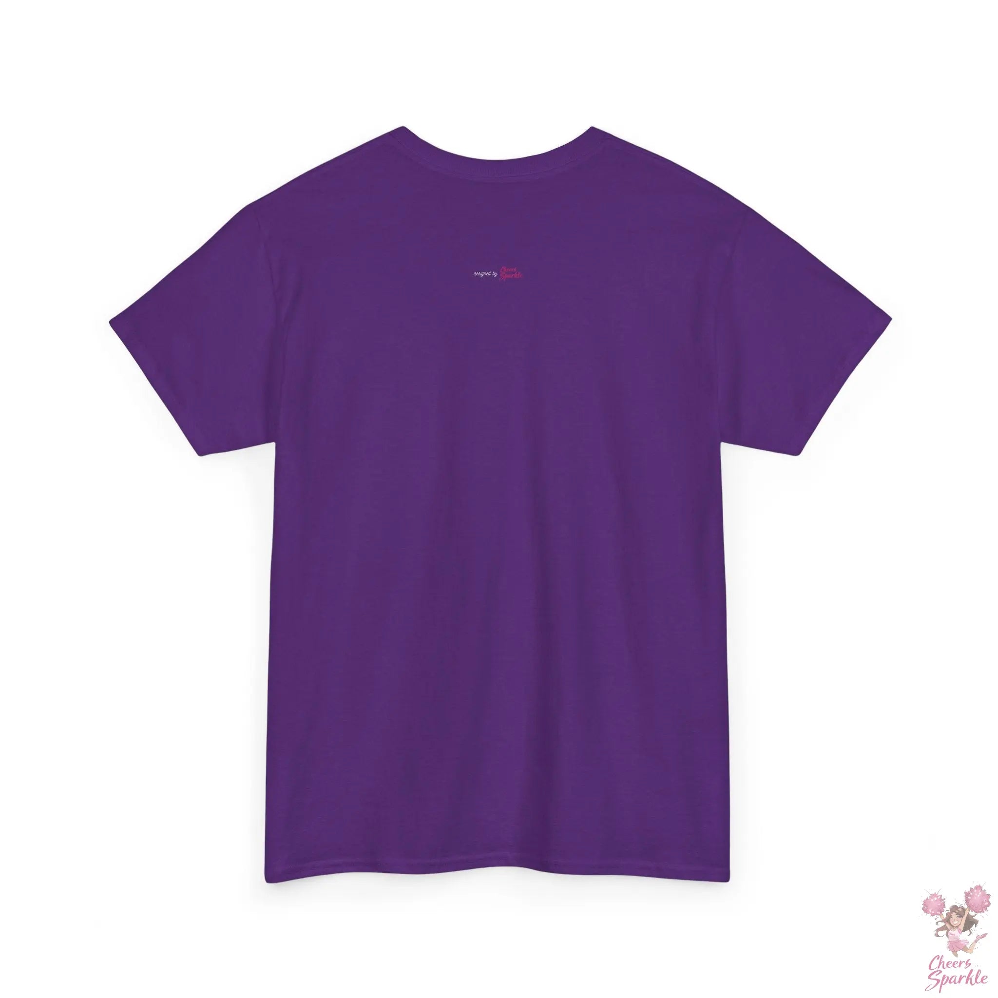 Heavy Cotton T-Shirt „Cheerleading Coach“ Cheers and Sparkle