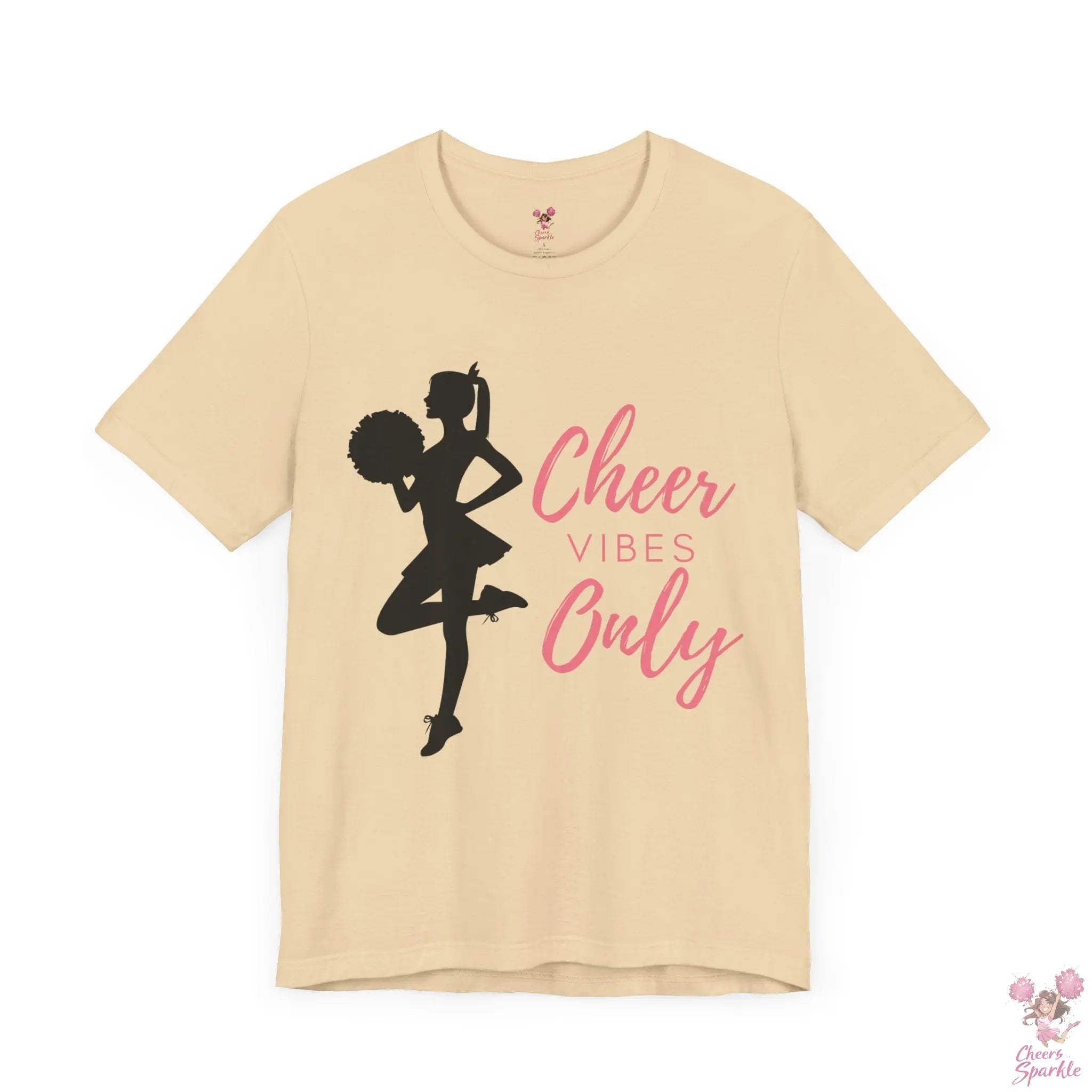 "Cheer Vibes Only" T-Shirt Cheers and Sparkle