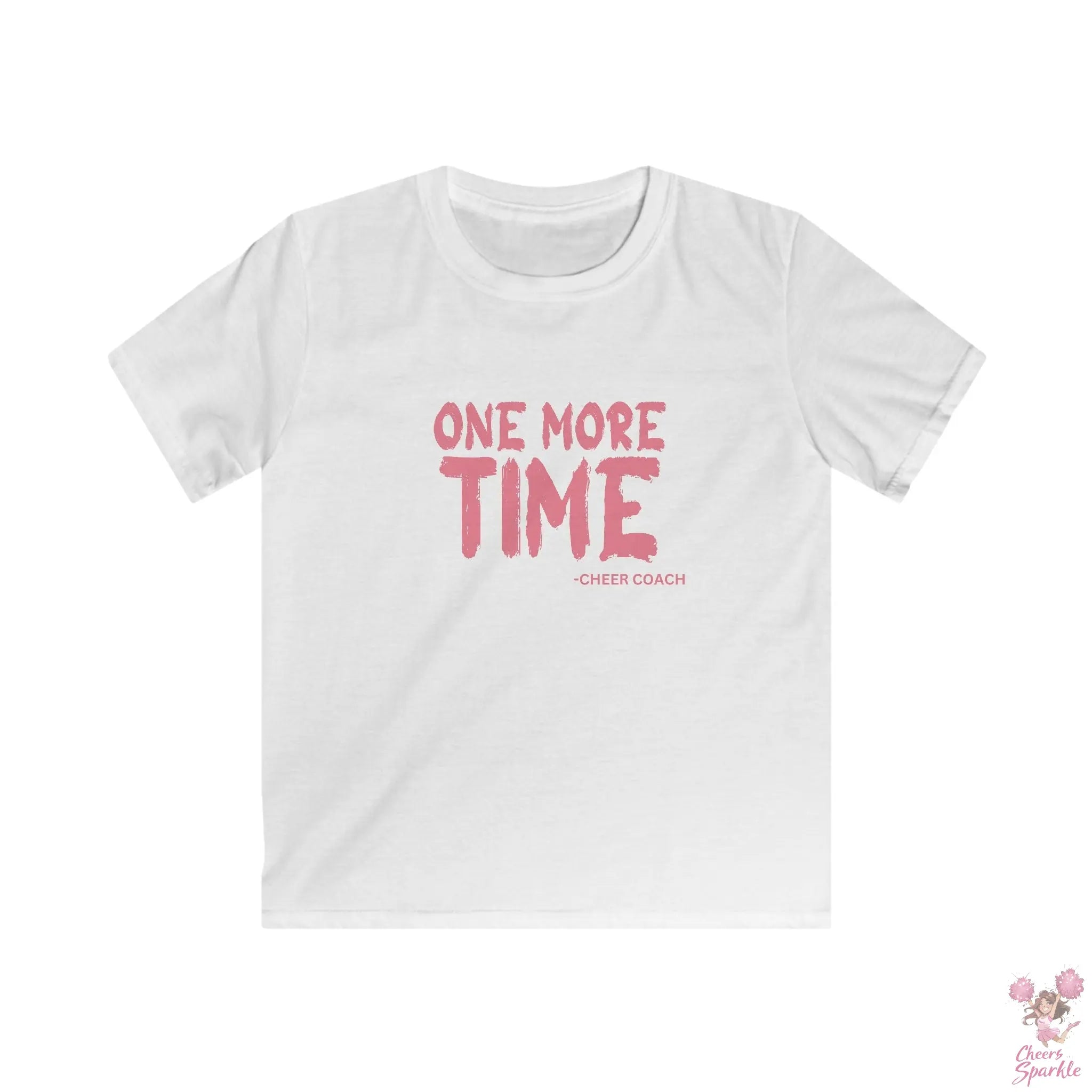 Kids T-Shirt „ONE MORE TIME - CHEER COACH“ Printify