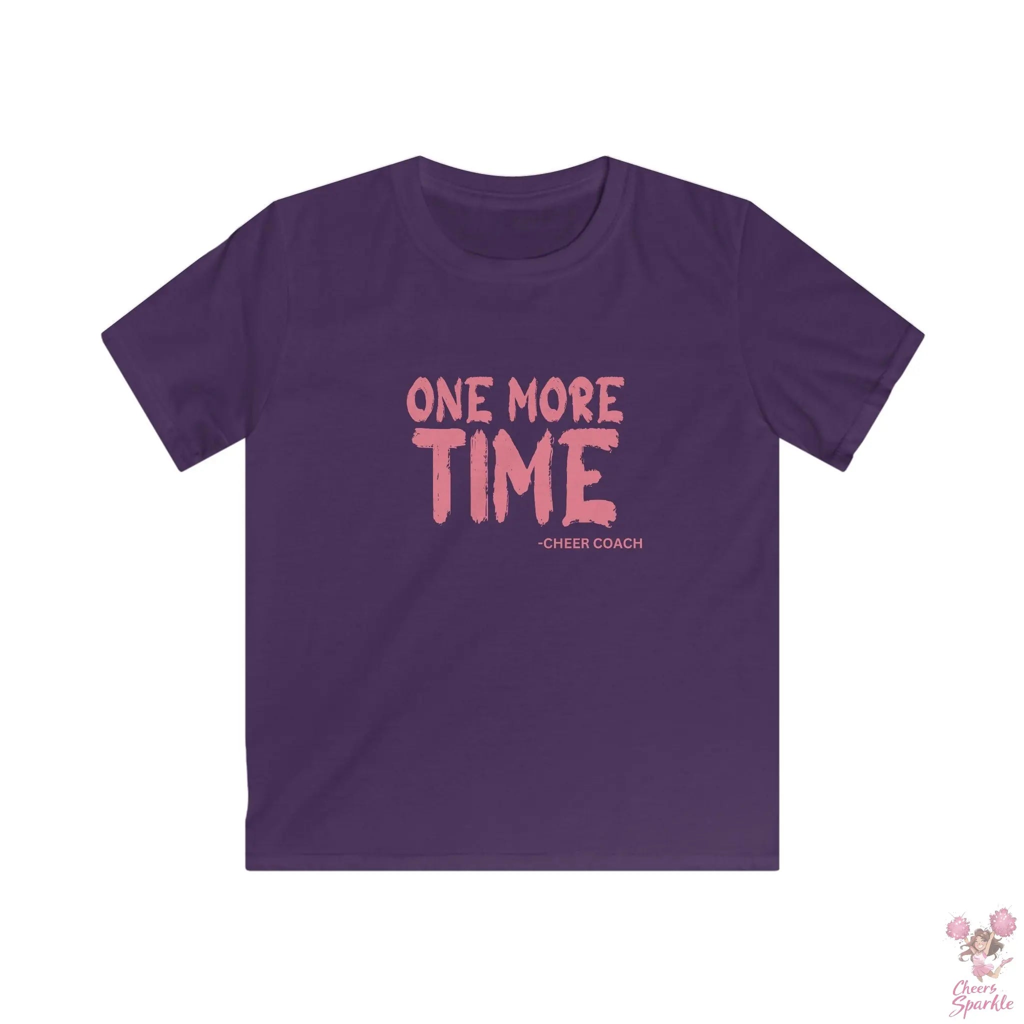 Kids T-Shirt „ONE MORE TIME - CHEER COACH“ Printify