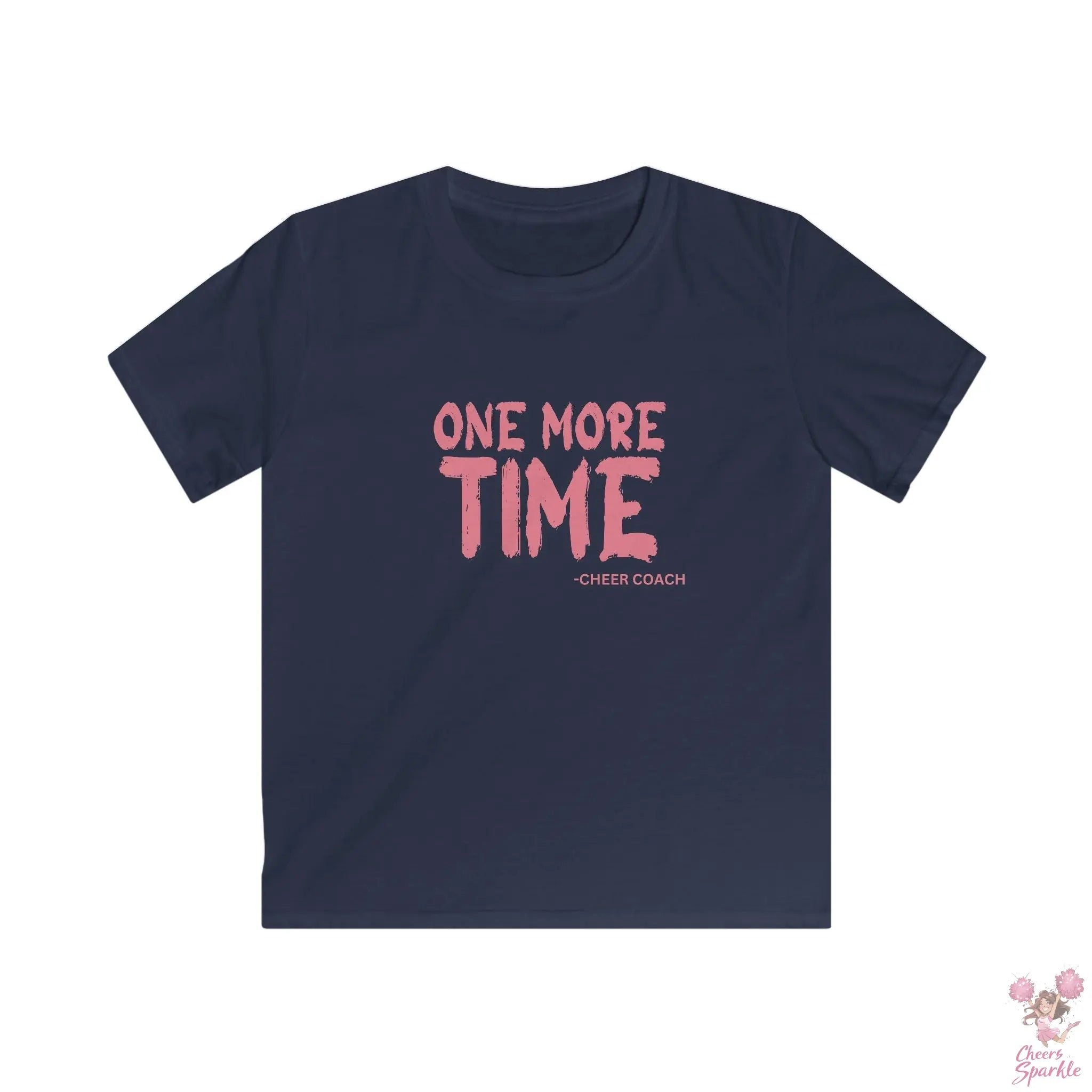Kids T-Shirt „ONE MORE TIME - CHEER COACH“ Printify
