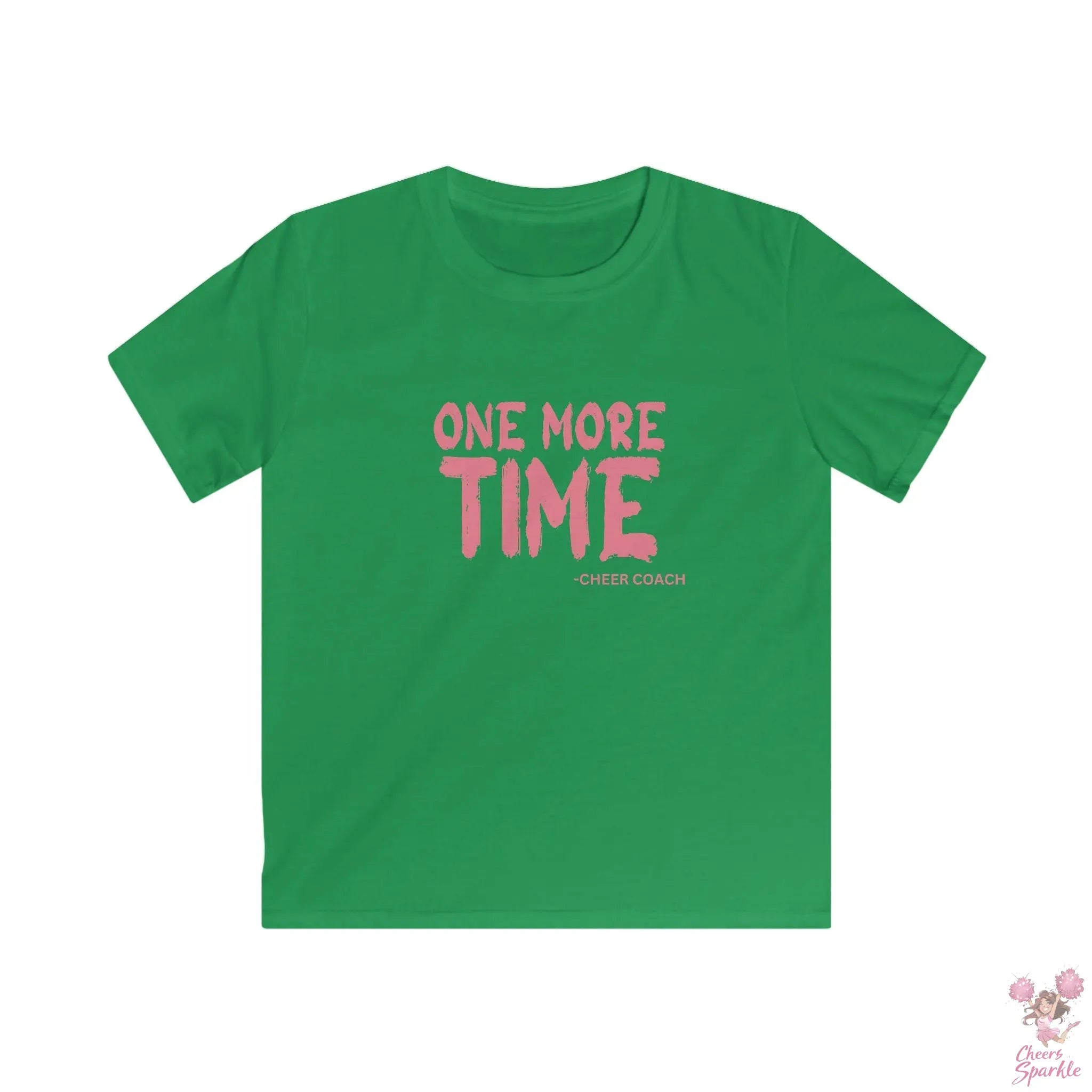 Kids T-Shirt „ONE MORE TIME - CHEER COACH“ Printify