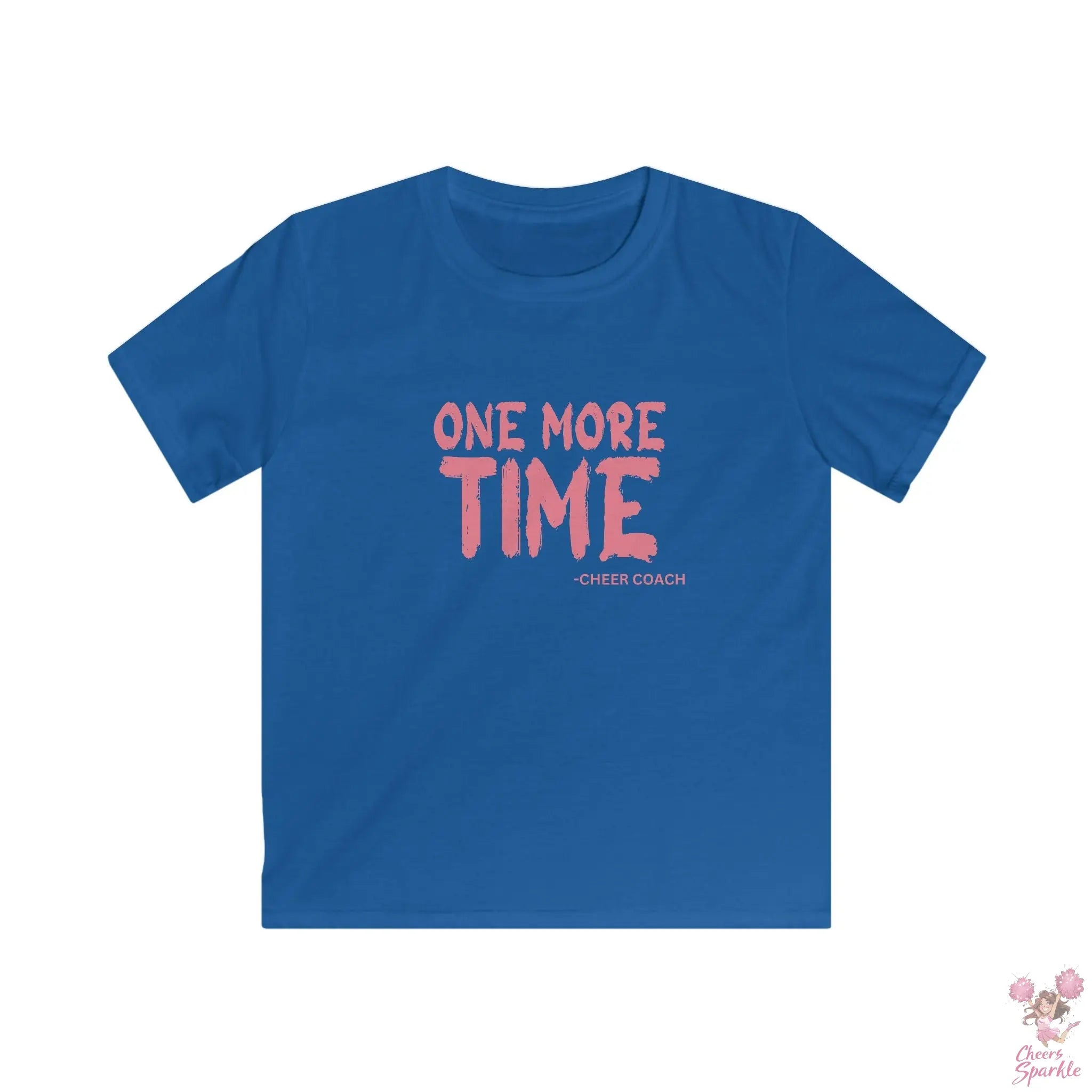 Kids T-Shirt „ONE MORE TIME - CHEER COACH“ Printify