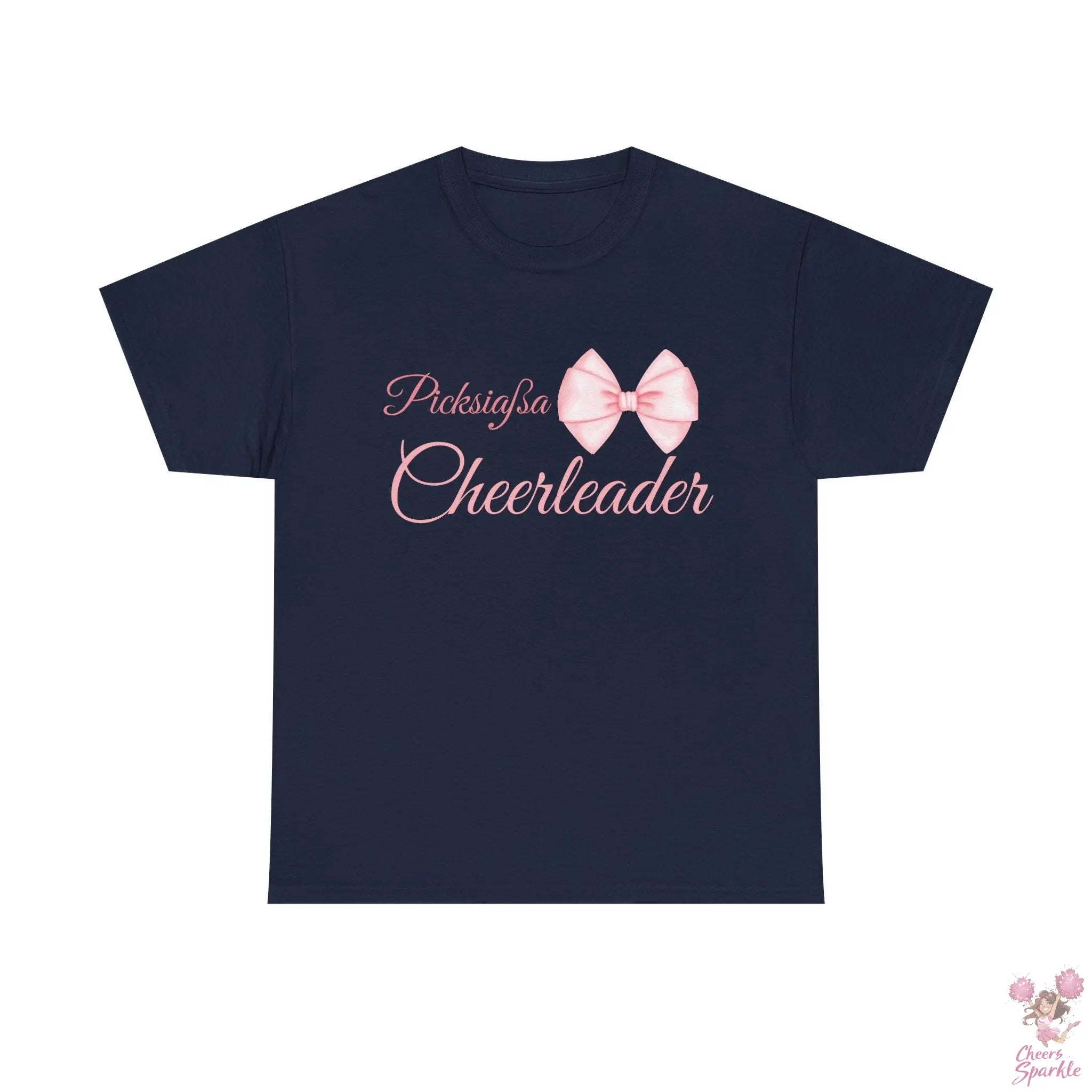 Cheerleader T-Shirt mit Schleifen-Design Printify