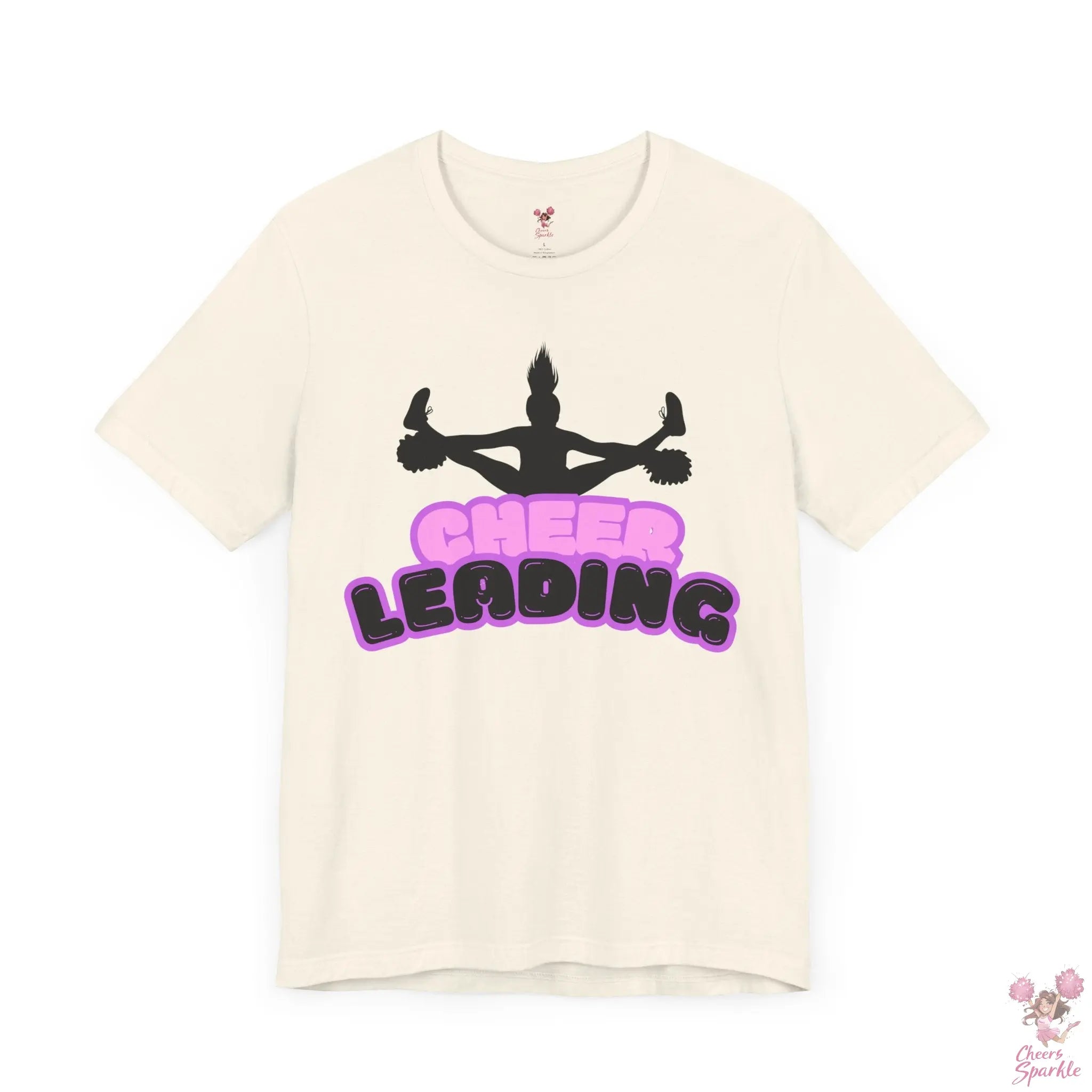 Cheerleader T-Shirt Flyer Motiv Cheers and Sparkle