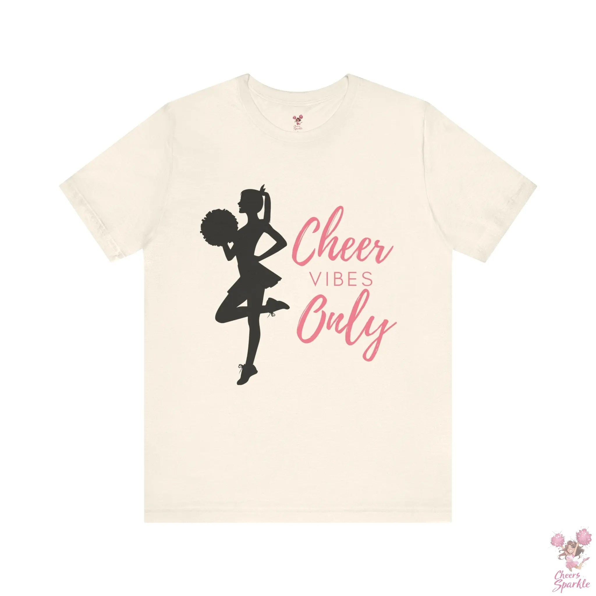 "Cheer Vibes Only" T-Shirt Cheers and Sparkle