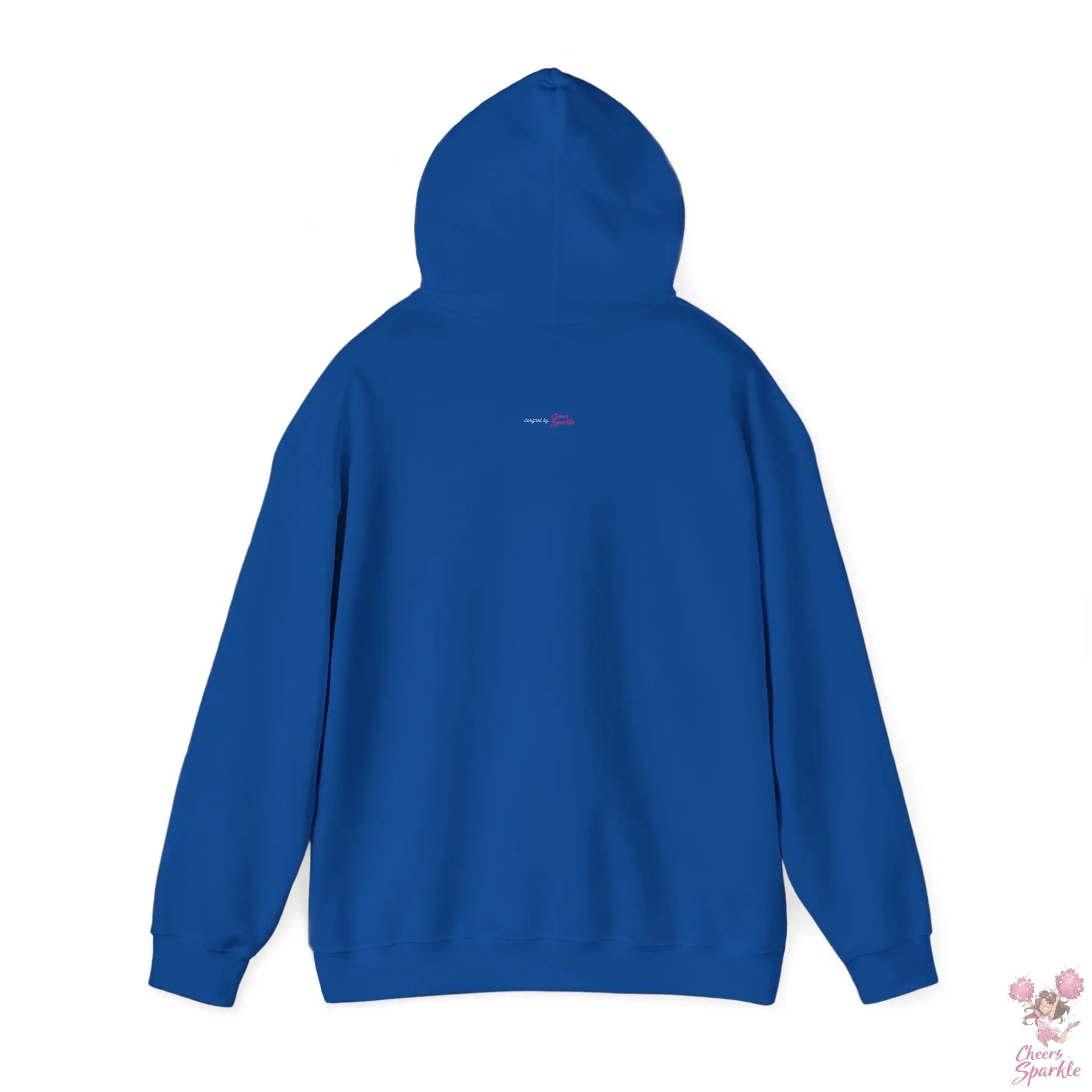 Hoodie „Vergiss Highheels, diese Prinzessin trägt Cheer Schuhe“ Printify
